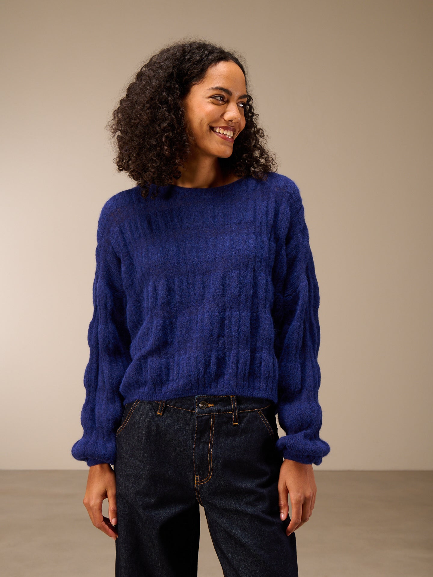 Strickpullover mit Wolle