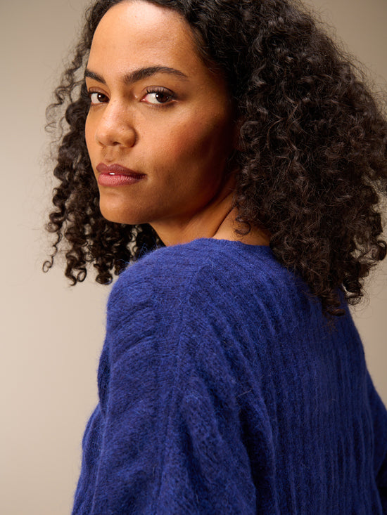 Strickpullover mit Wolle