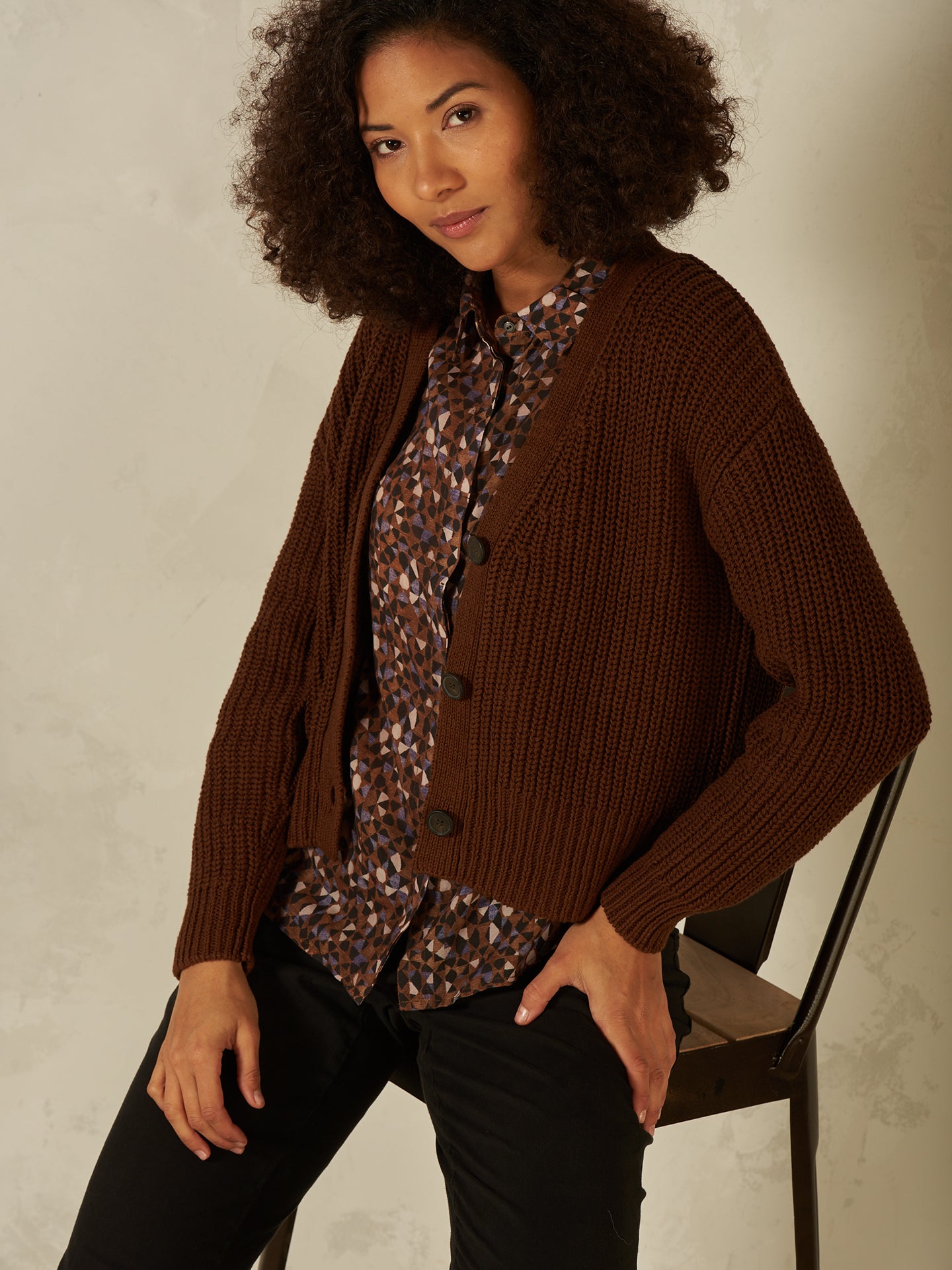 Jacke mit Knopfverschluss