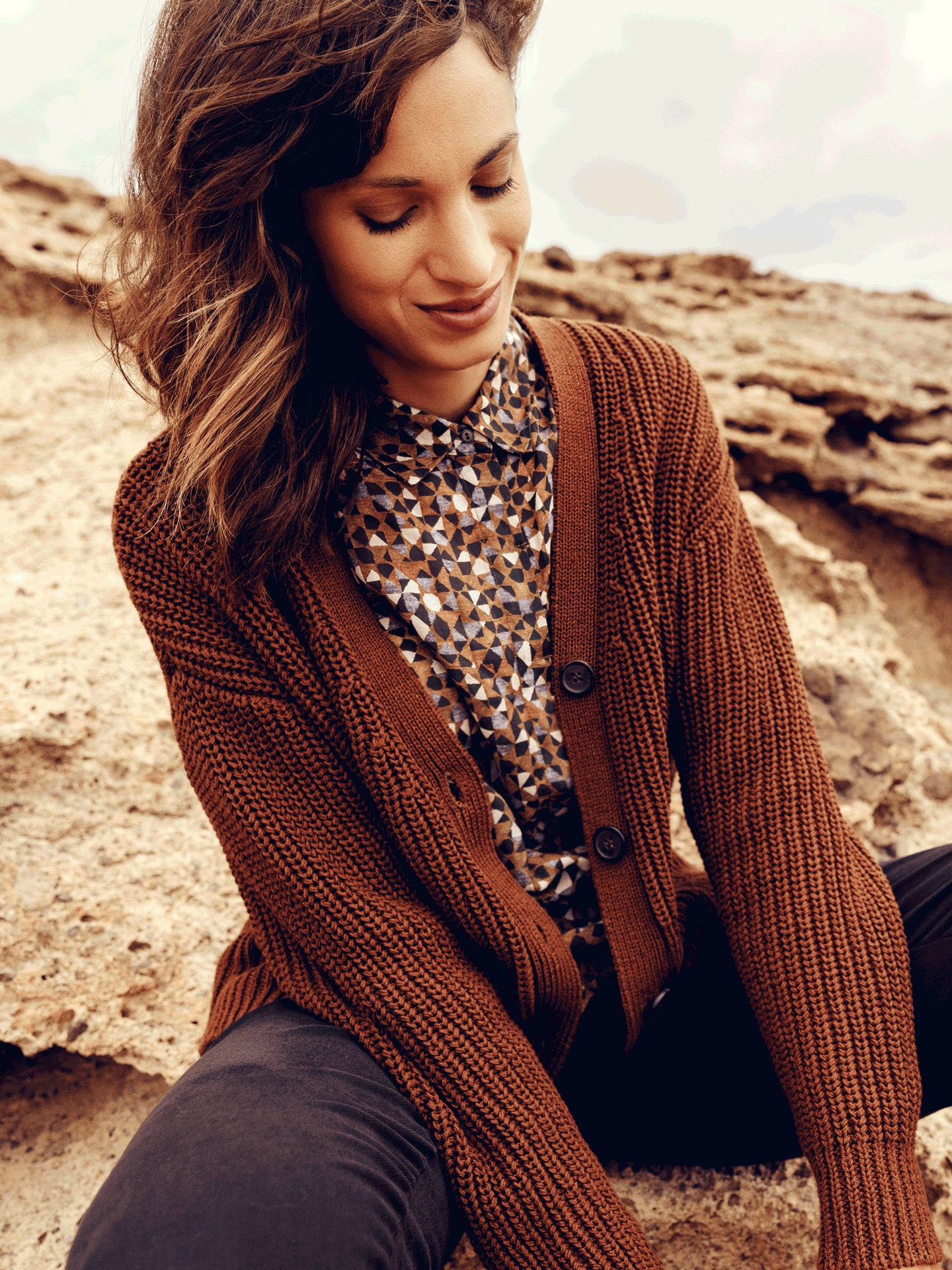 Jacke mit Knopfverschluss