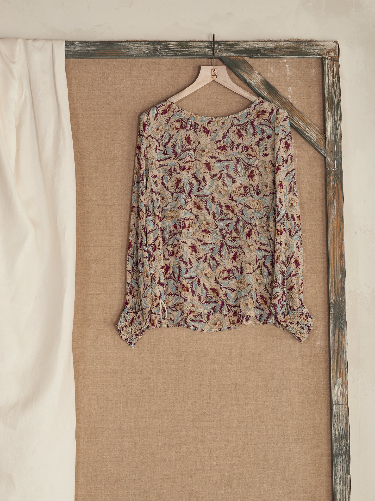 Bluse mit Druck