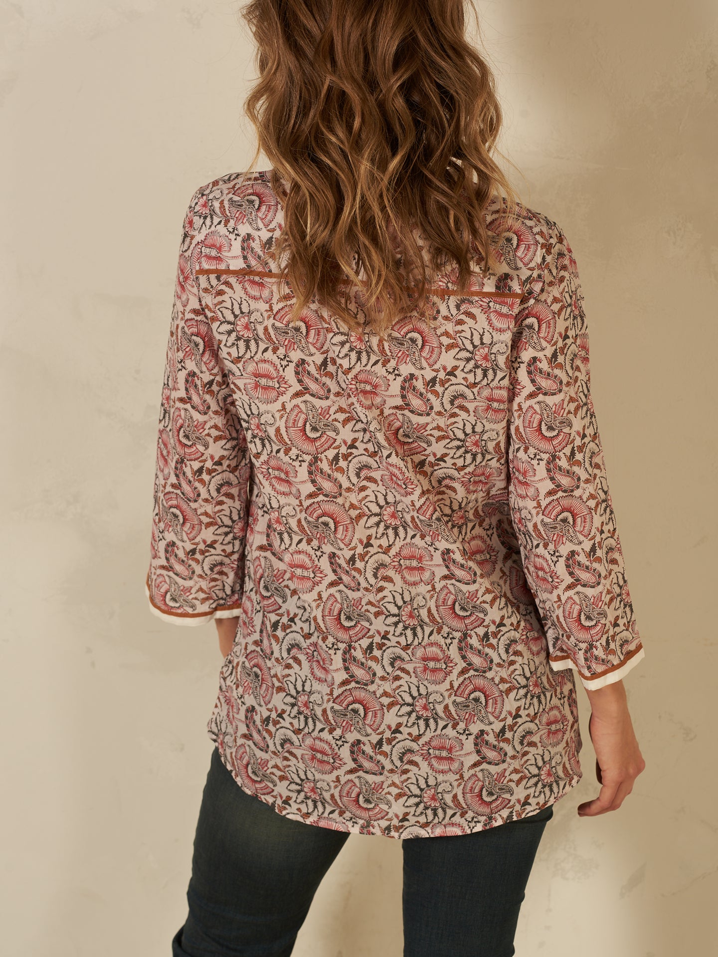 Bluse mit Druck