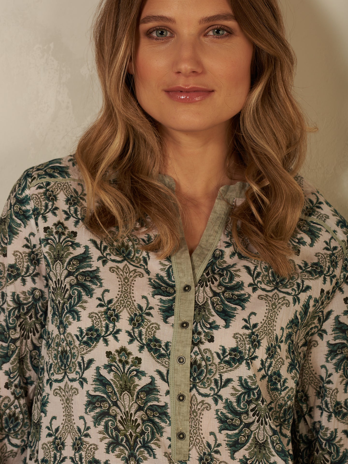 Bluse mit Druck