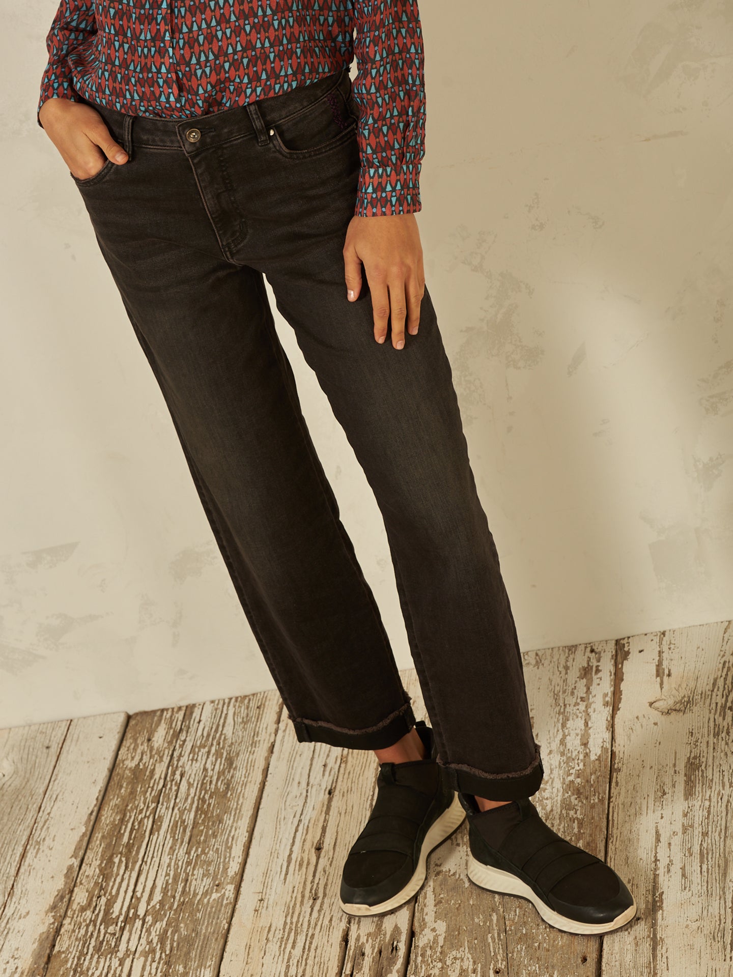 Pantaloni wide leg