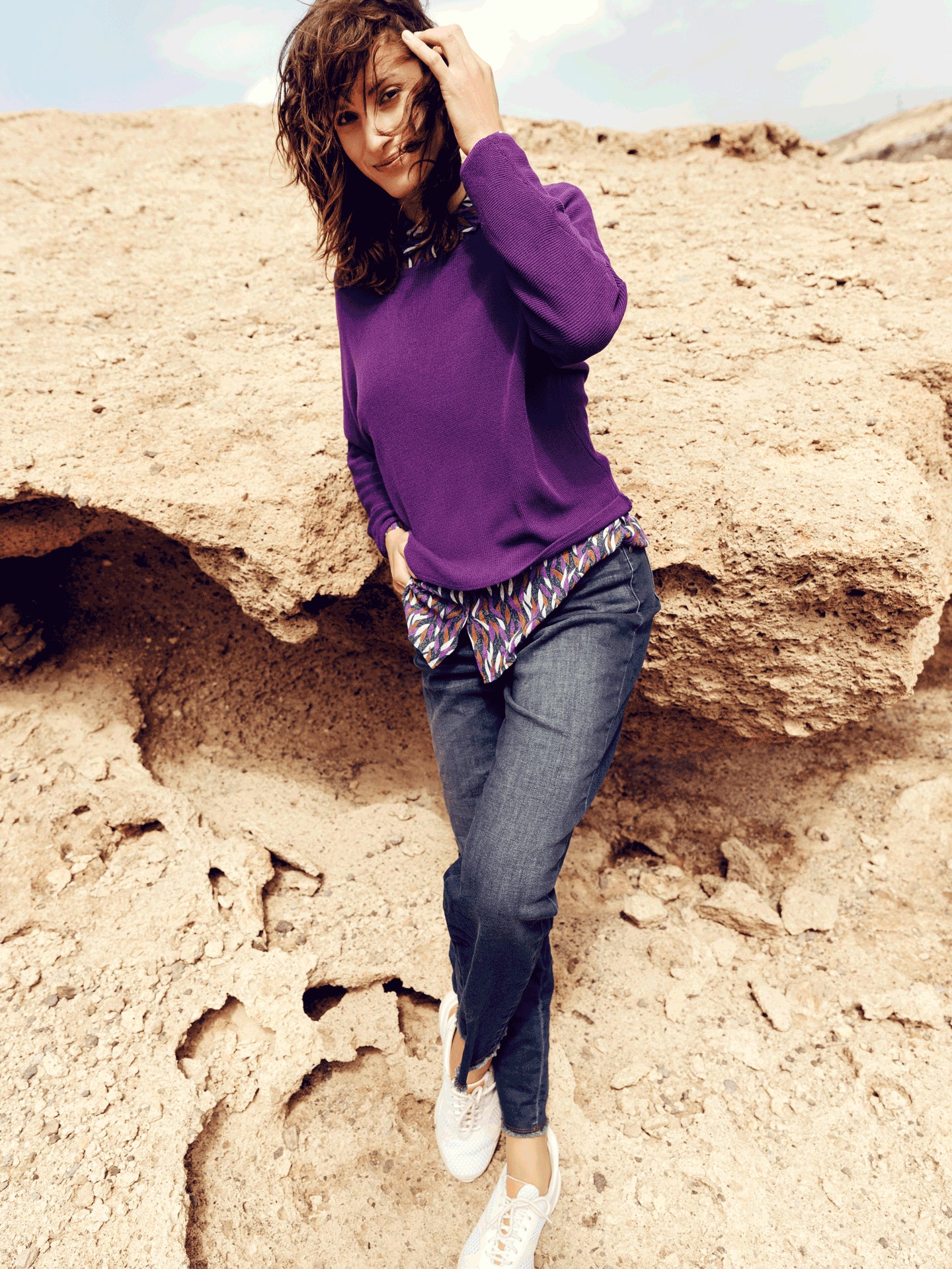 Pantaloni wide leg