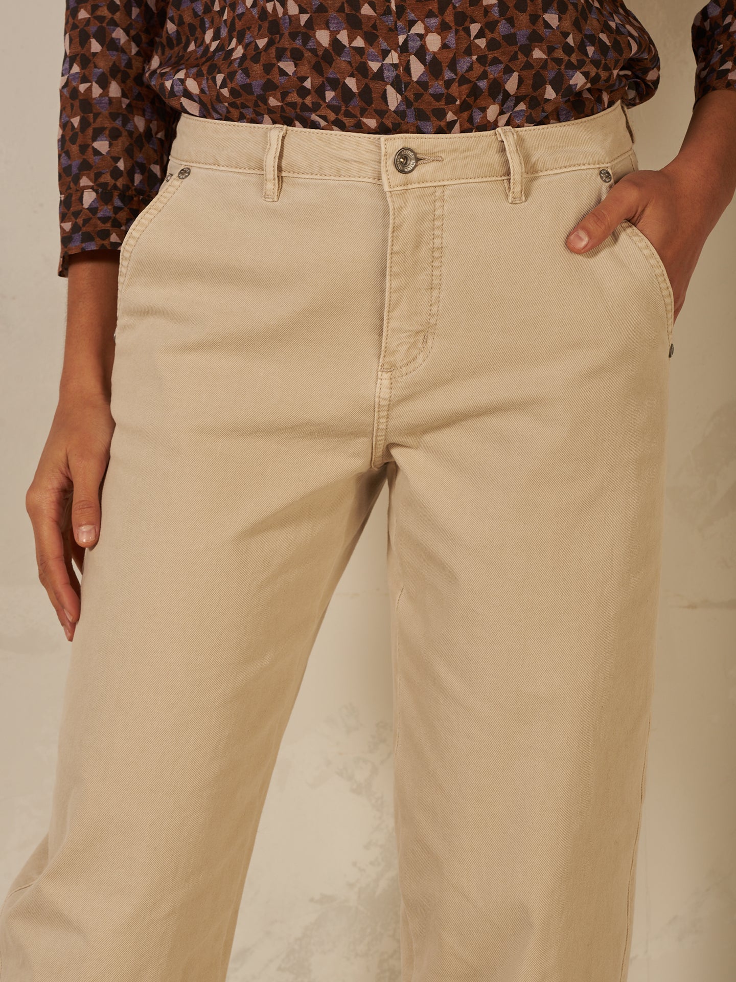 Pantaloni barrel fit