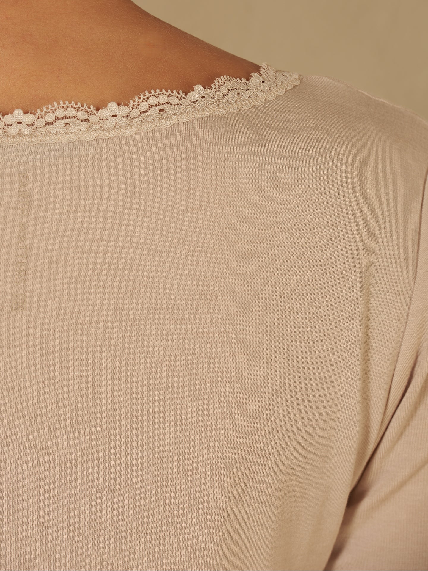 Shirt with V-neck