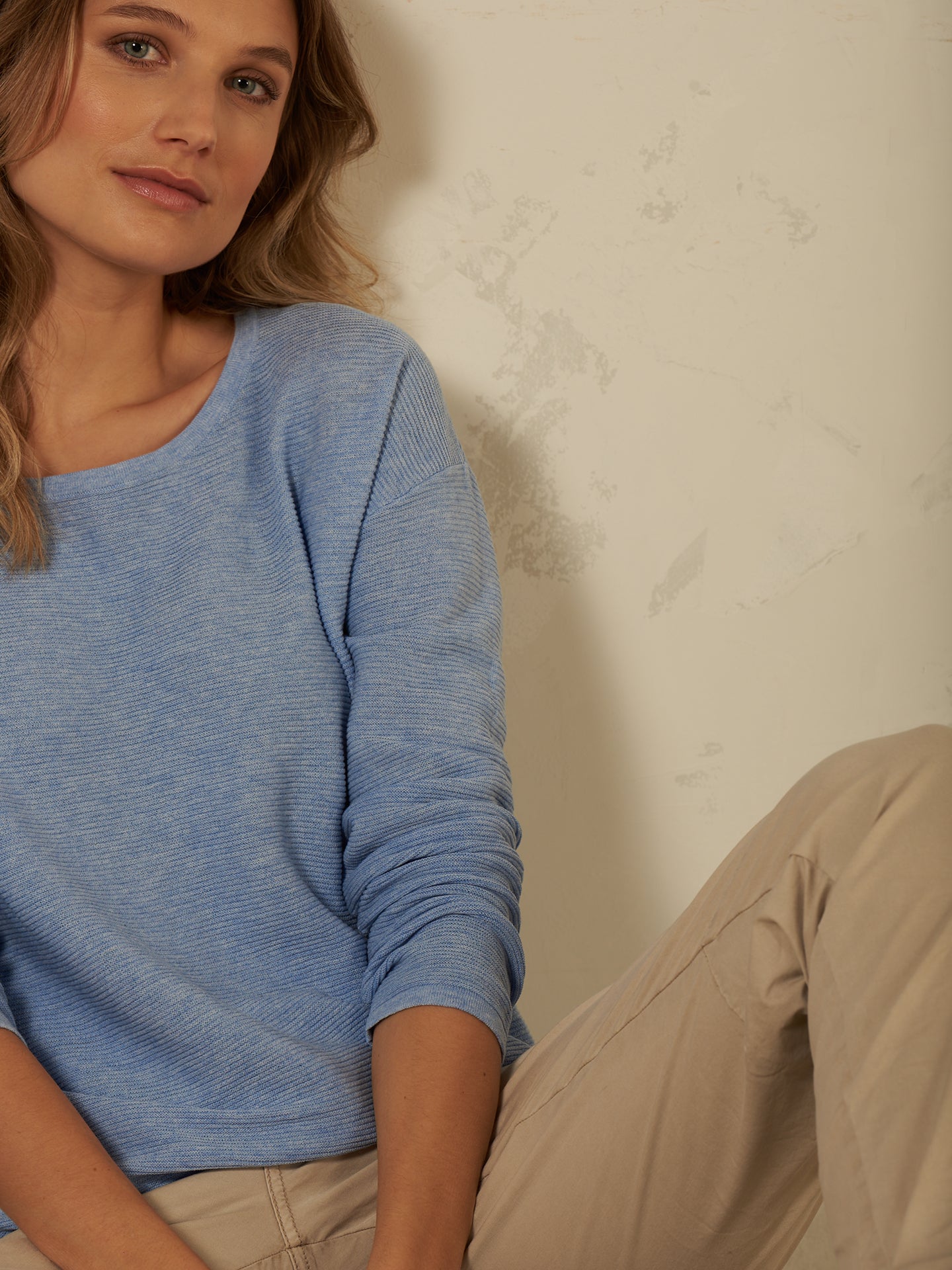 Pullover mit Rundauschnitt