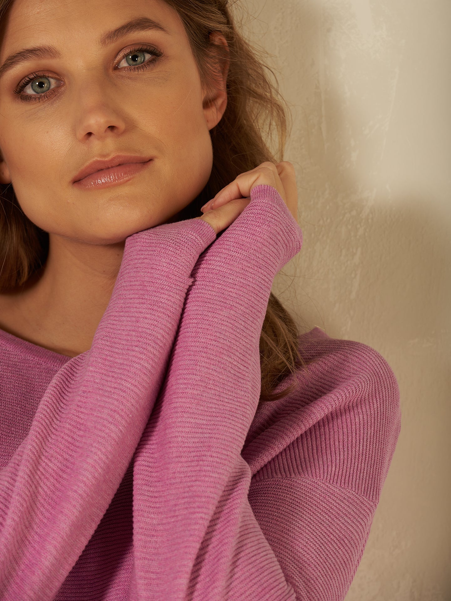 Pullover mit Rundauschnitt