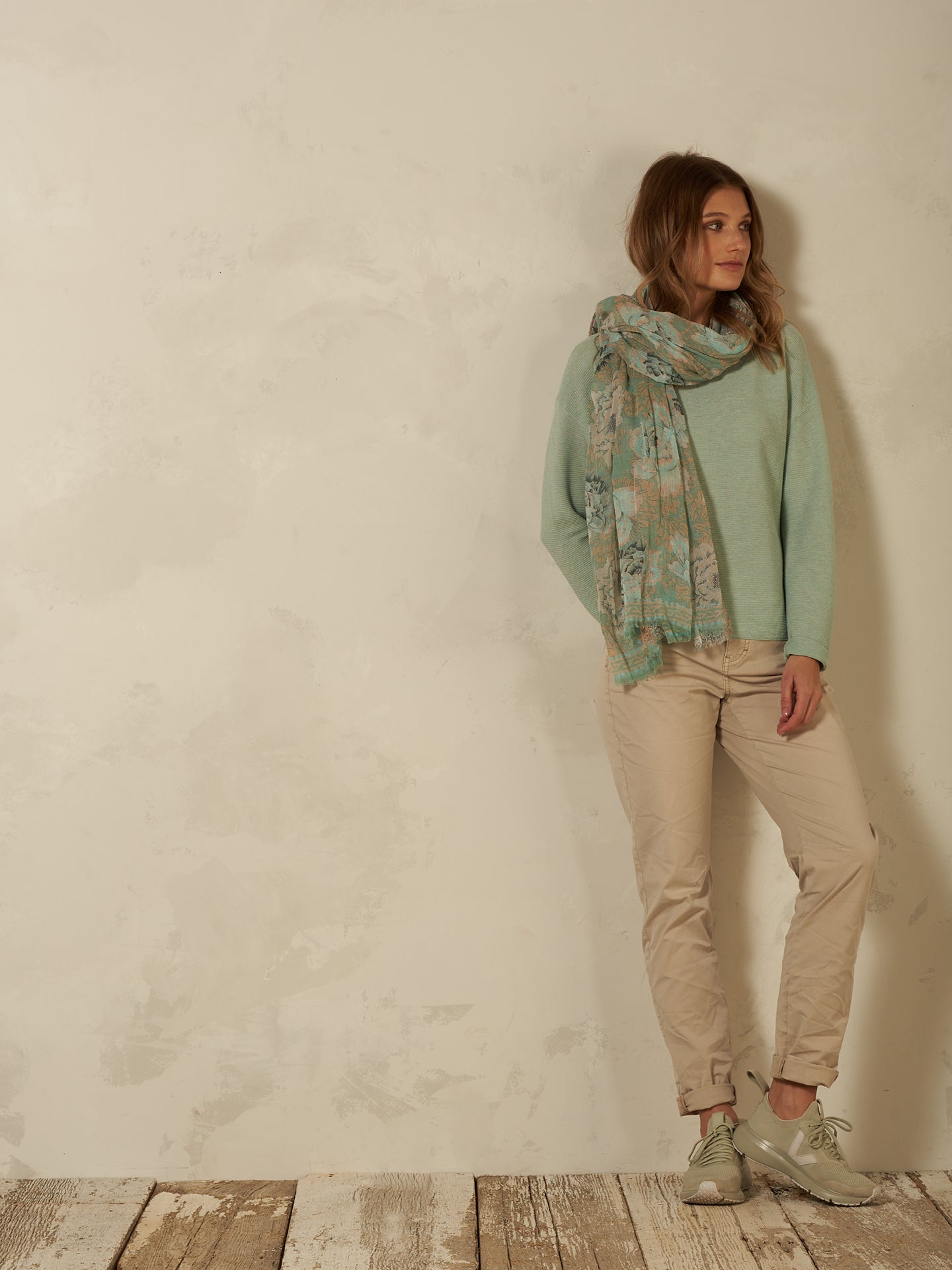 Pullover mit Rundauschnitt