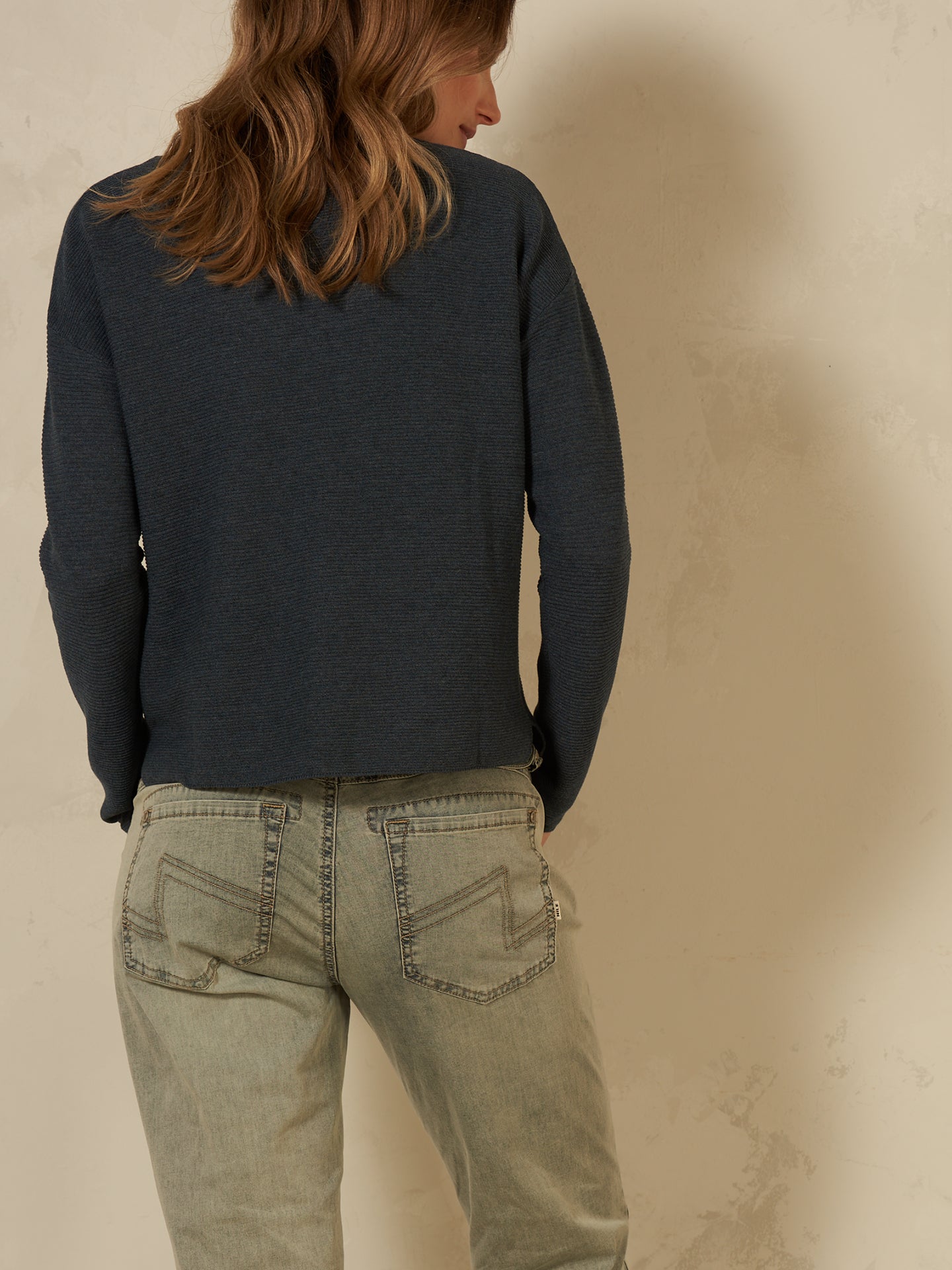Pullover mit Rundauschnitt