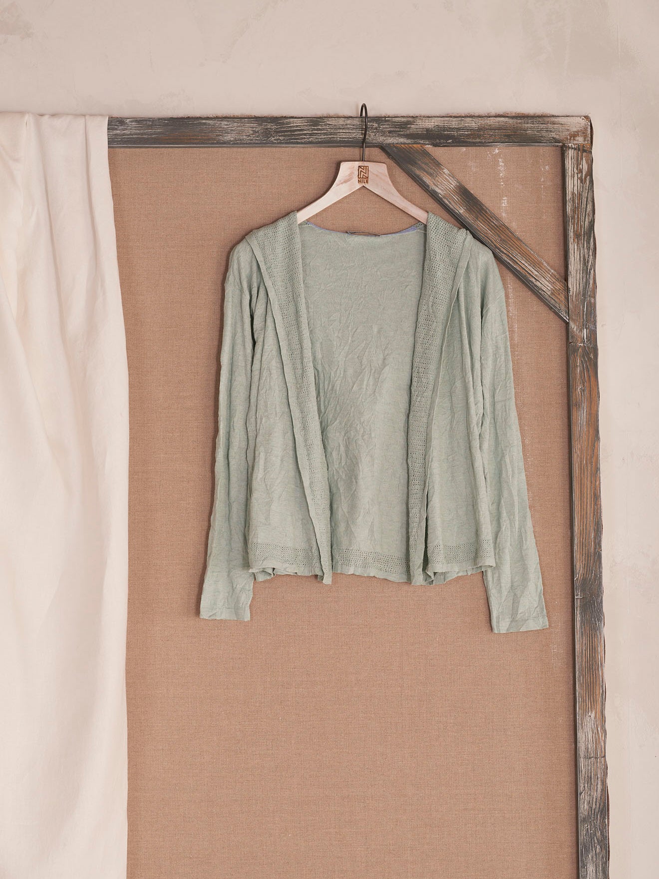 Giacca in maglia con cappuccio