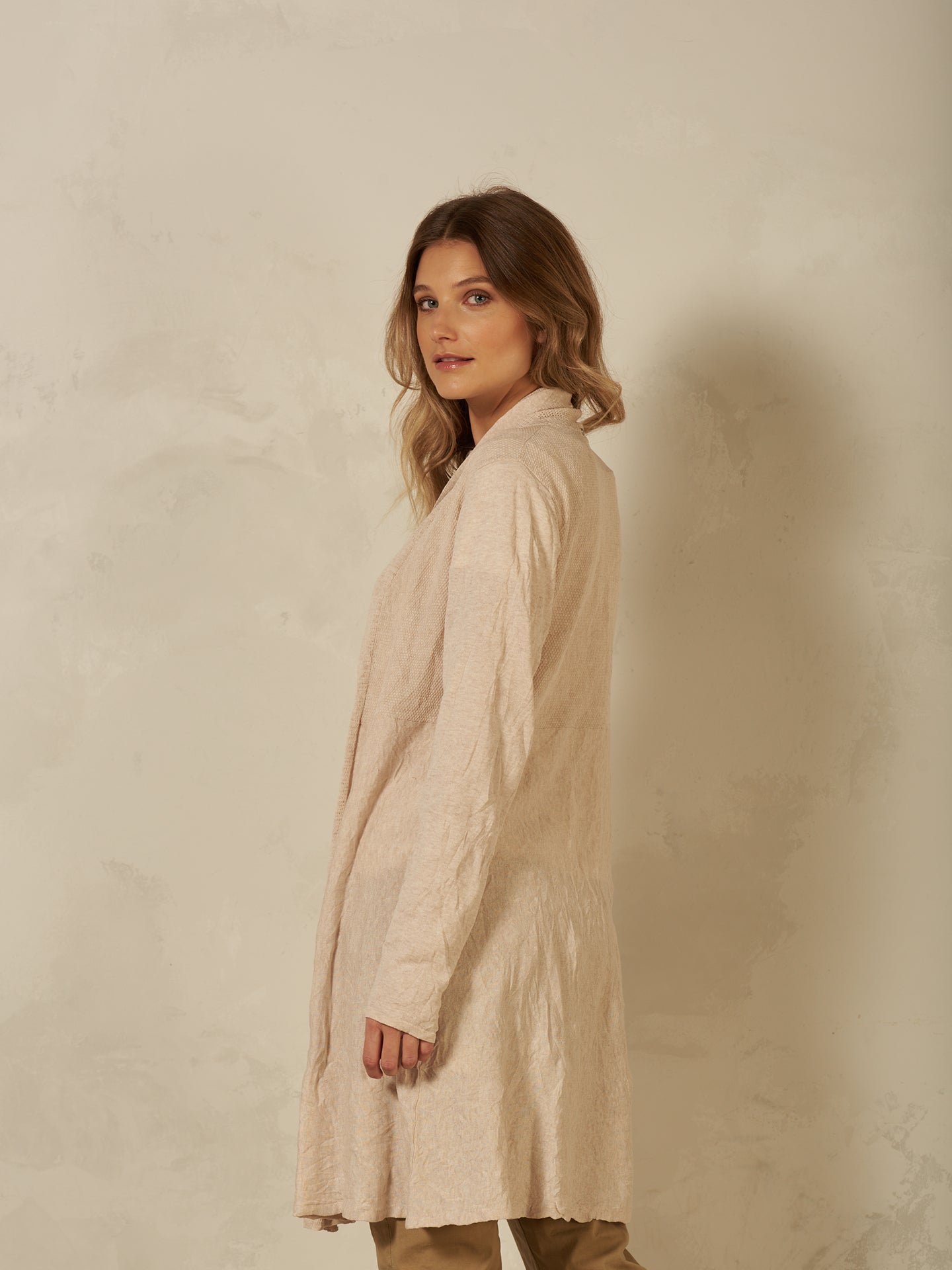 Giacca in maglia fine