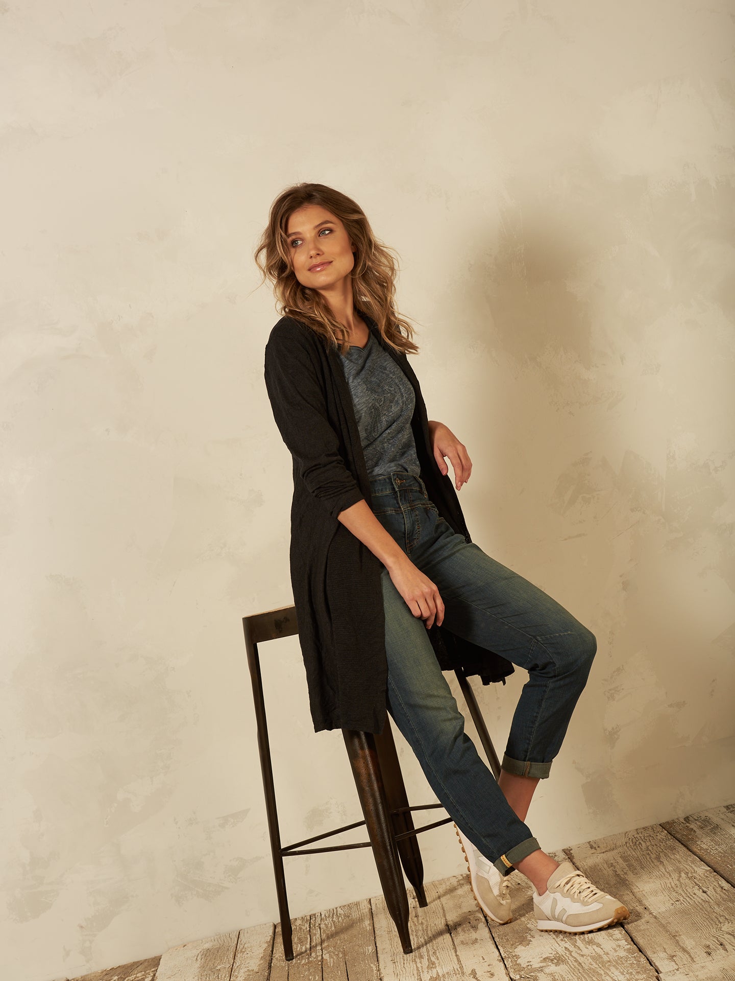 Giacca in maglia fine