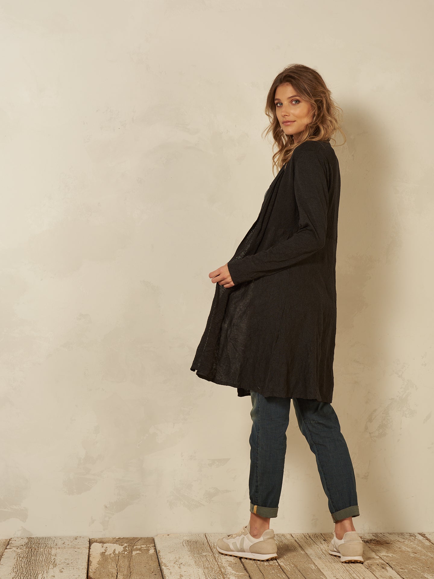Giacca in maglia fine