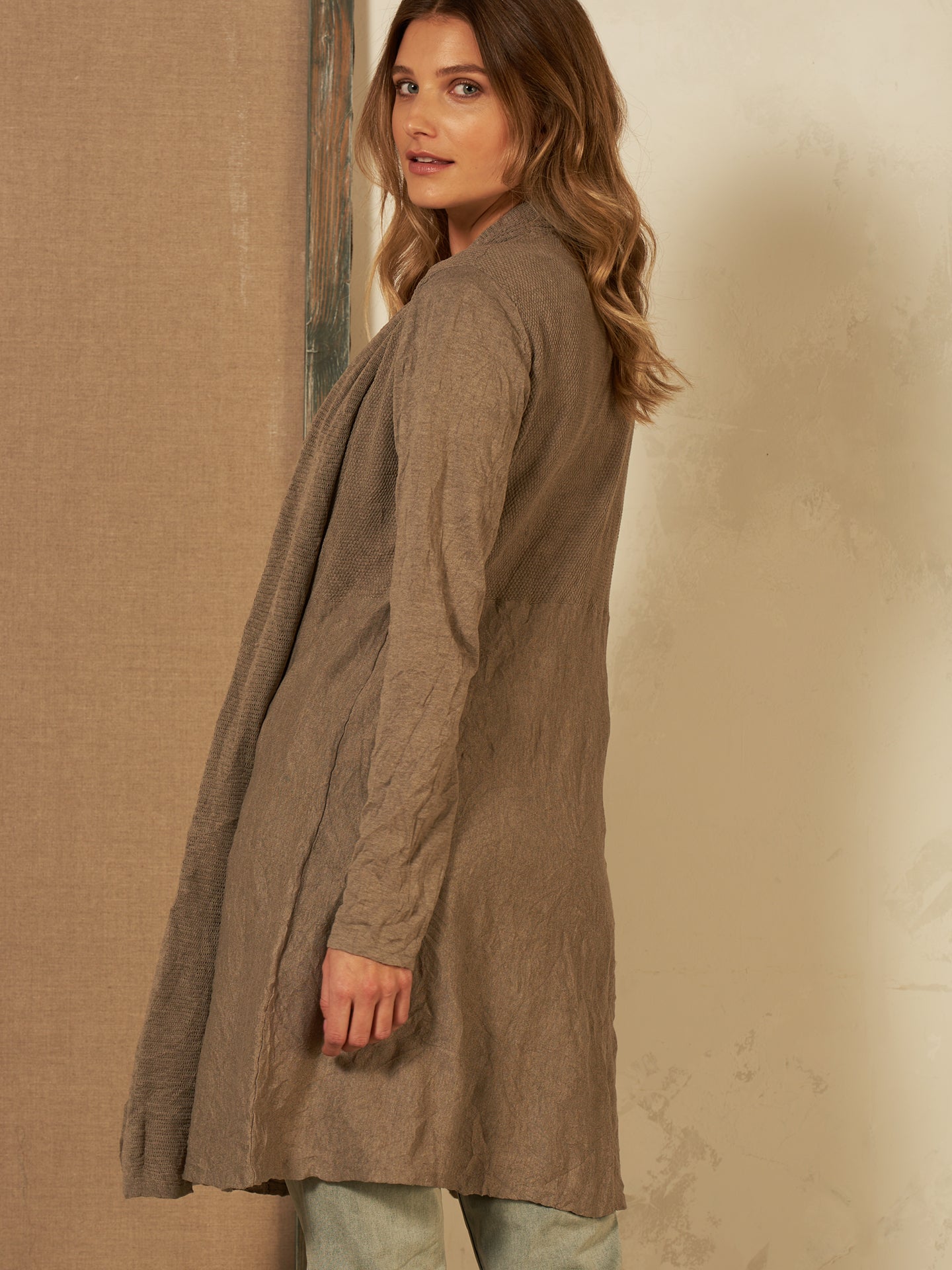 Giacca in maglia fine