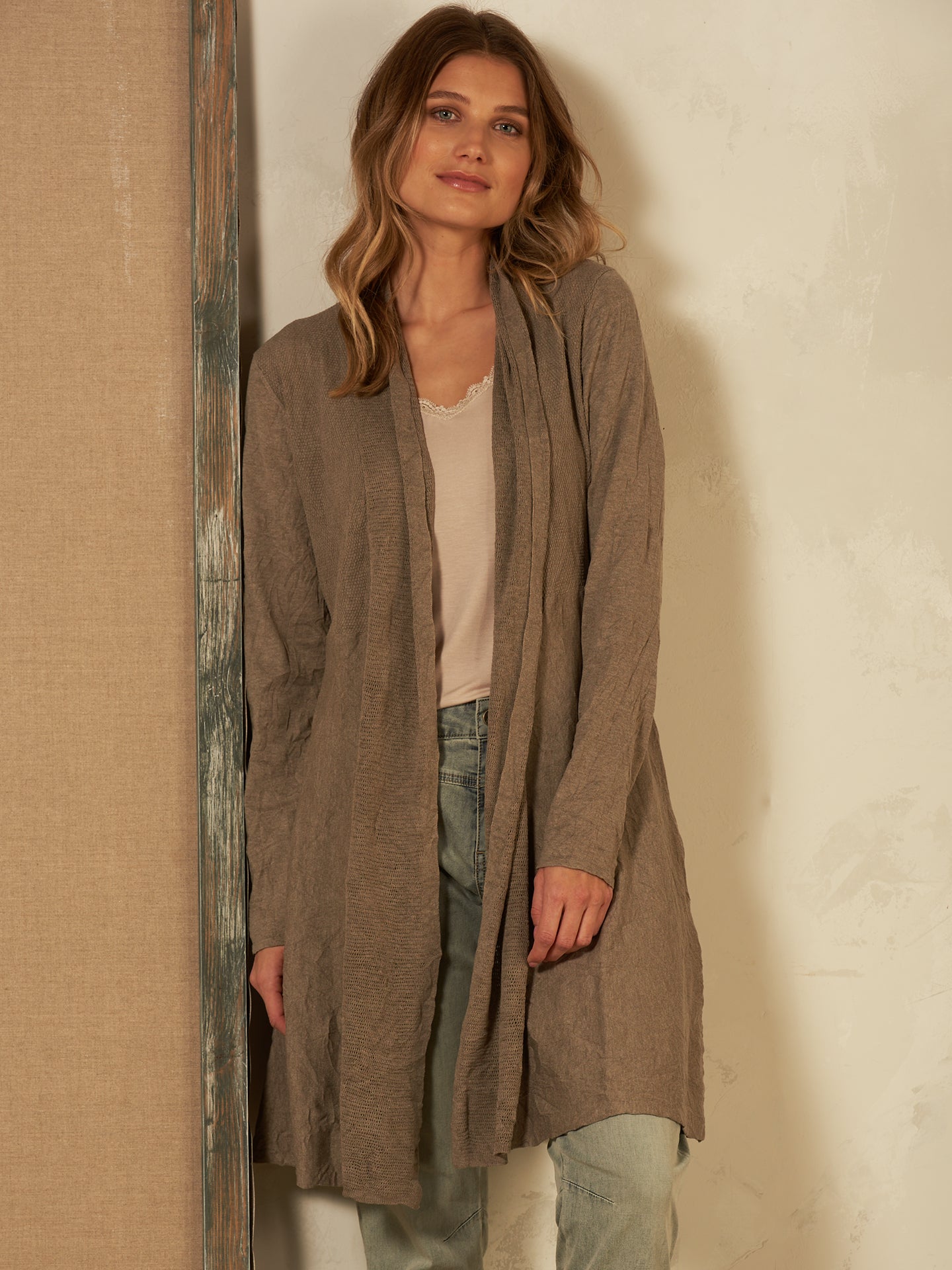 Giacca in maglia fine