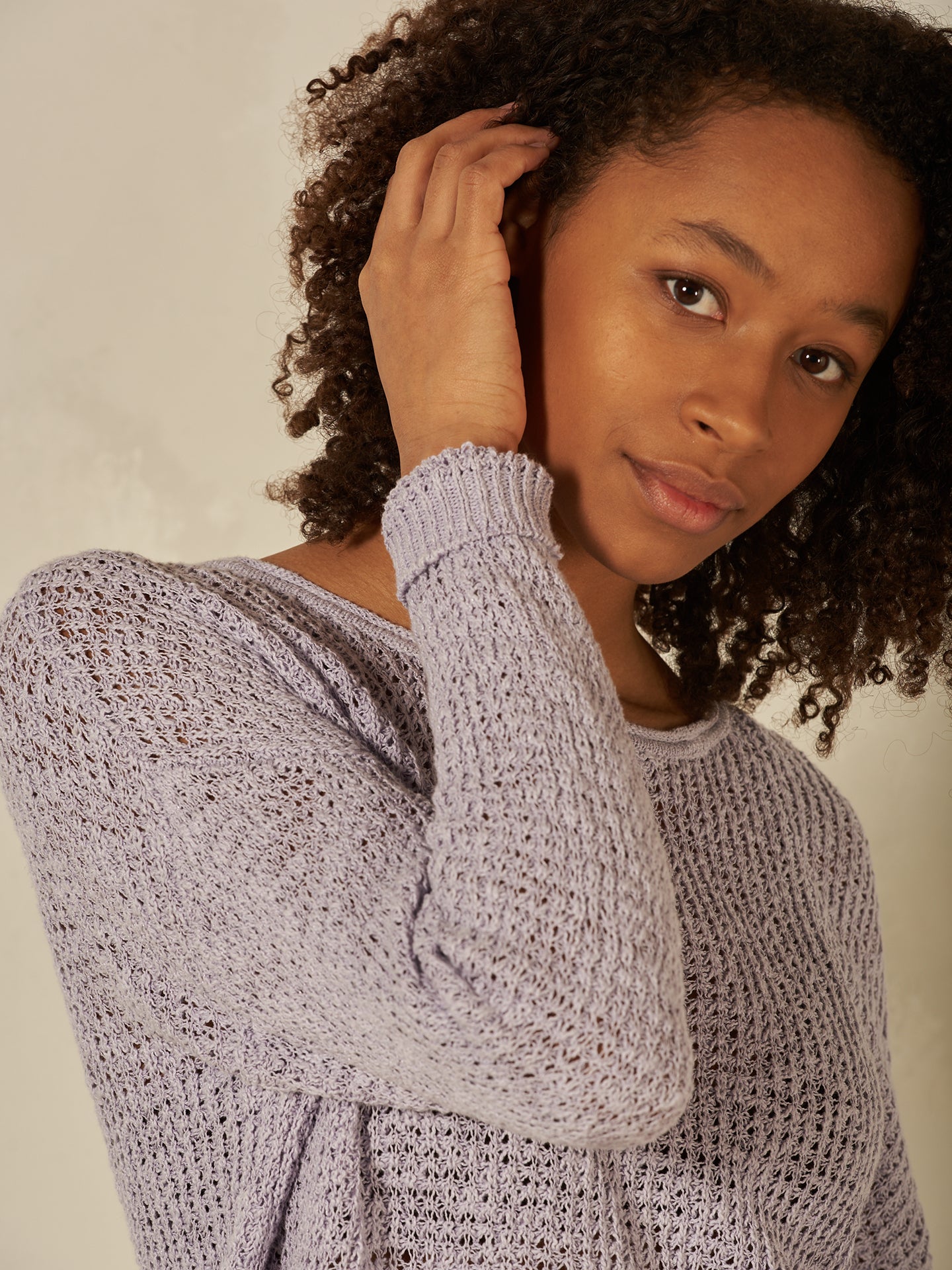 Pullover mit Rundauschnitt