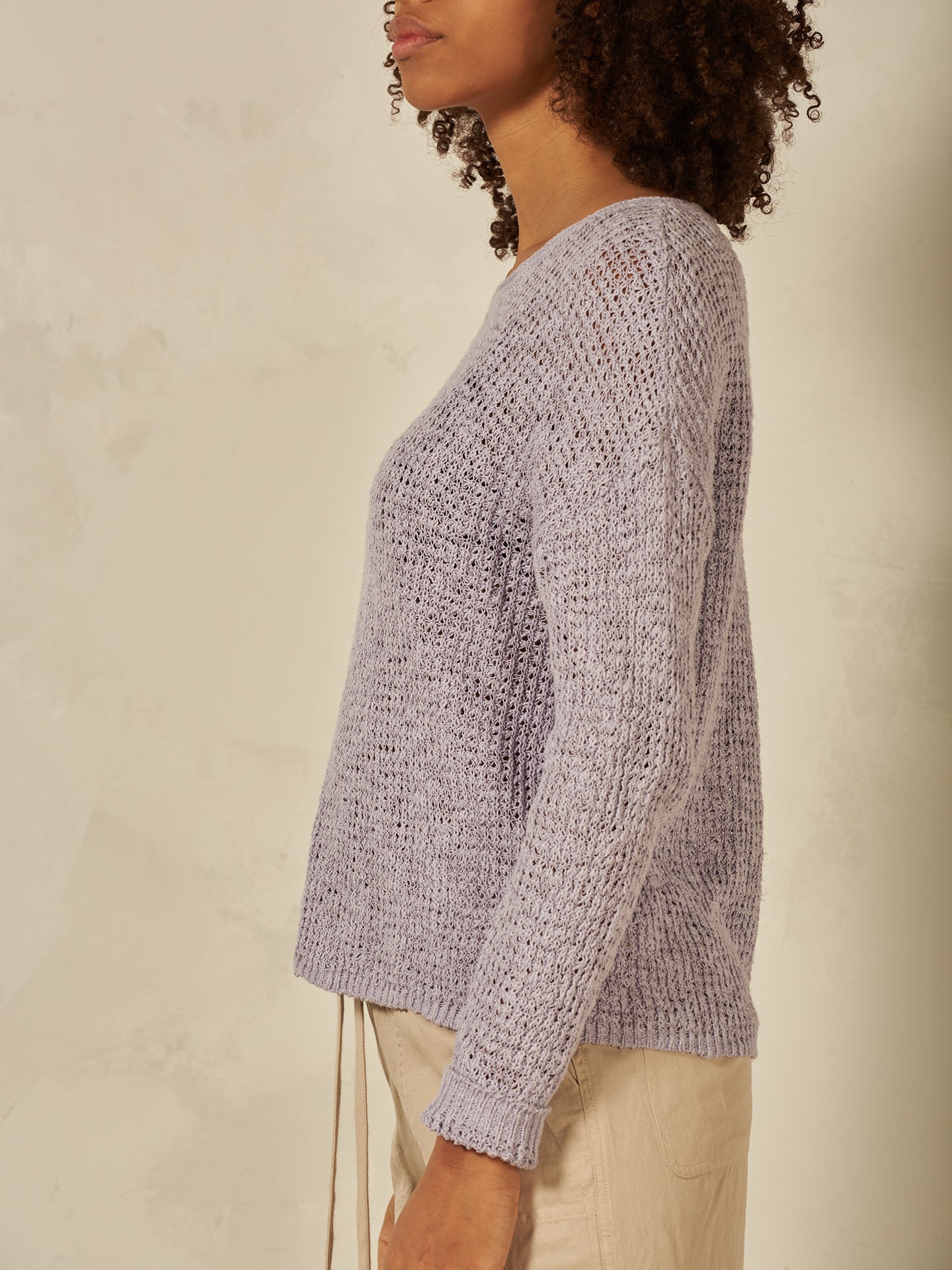 Pullover mit Rundauschnitt