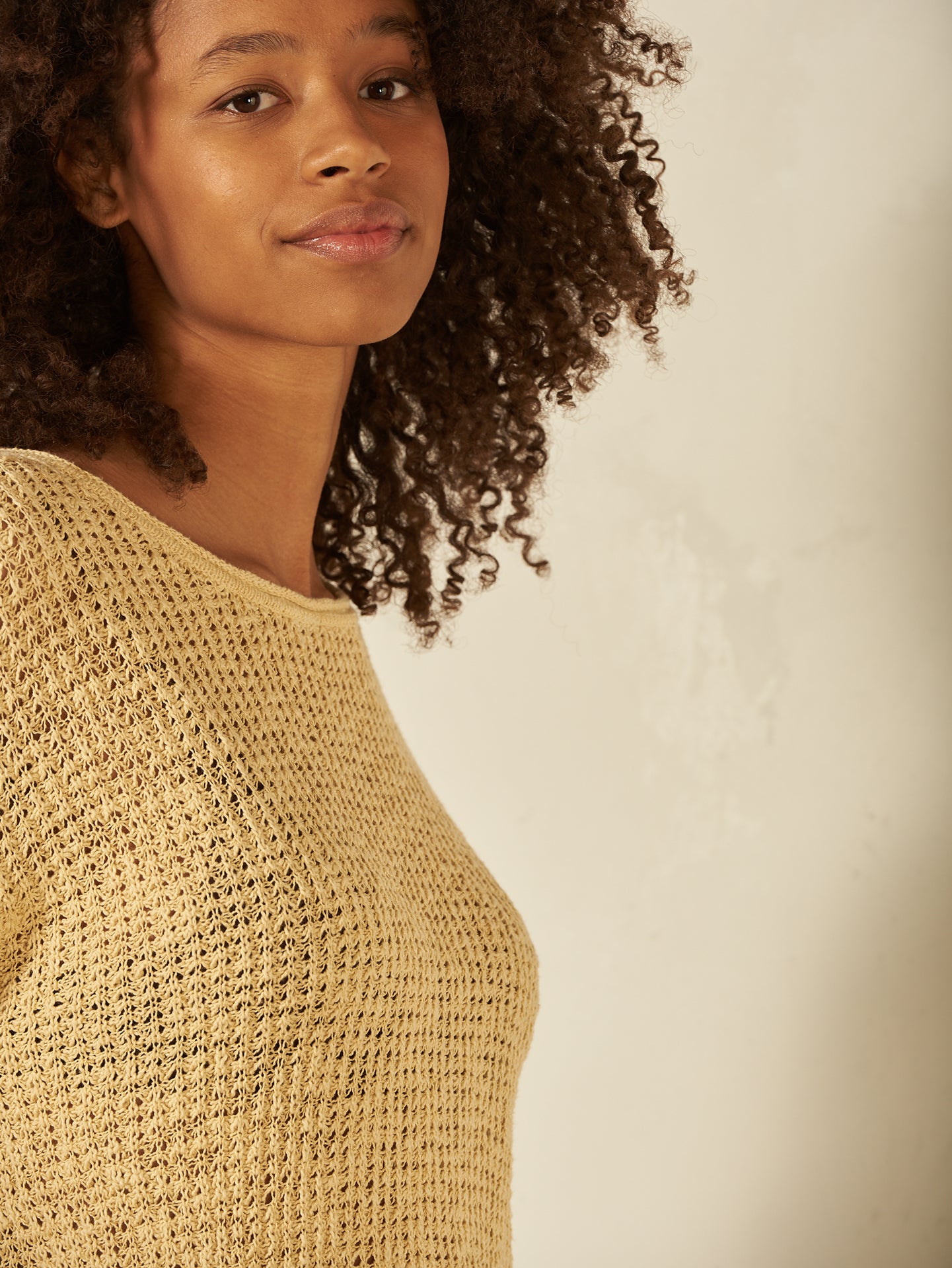 Pullover mit Rundauschnitt