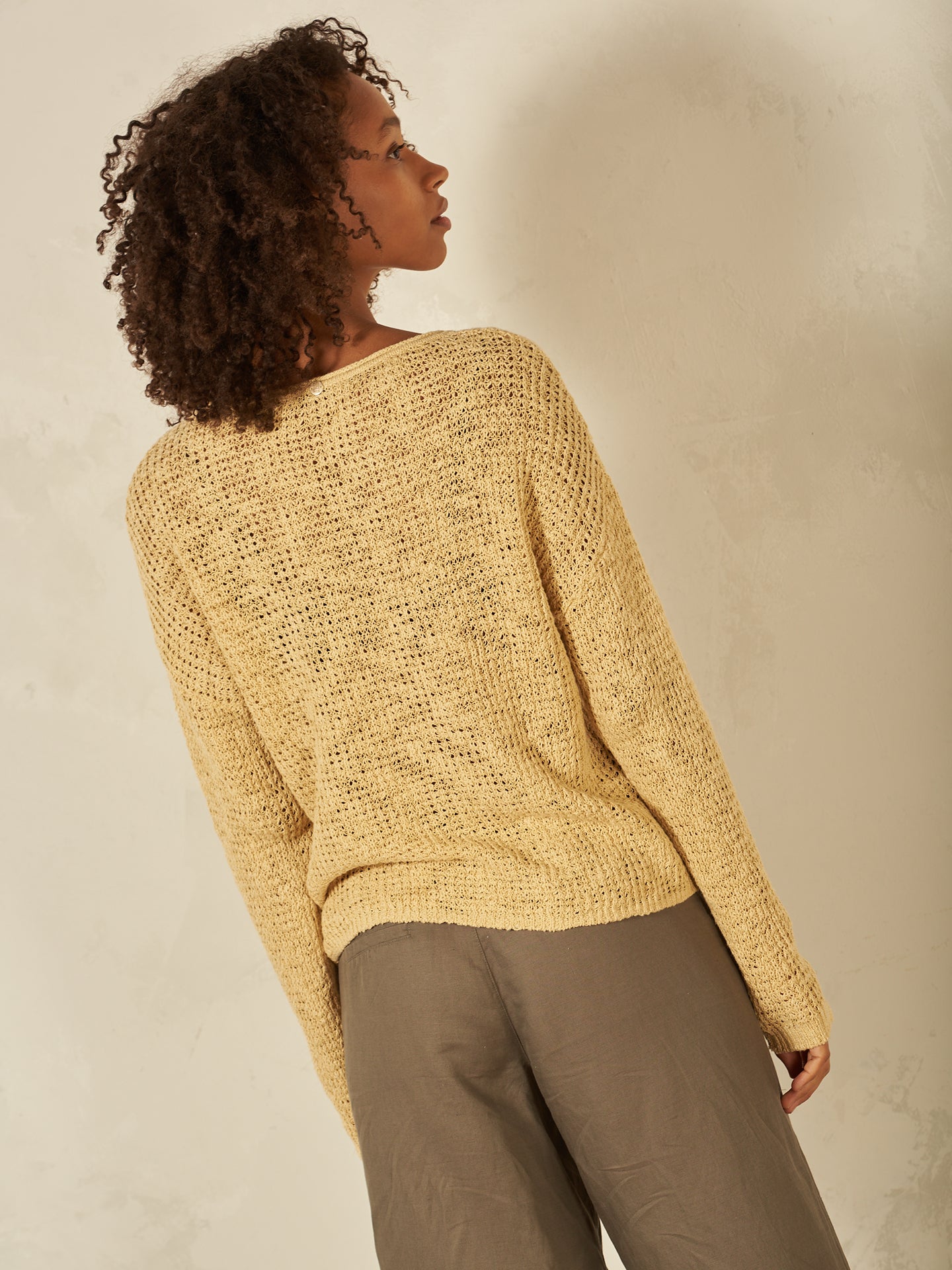 Pullover mit Rundauschnitt