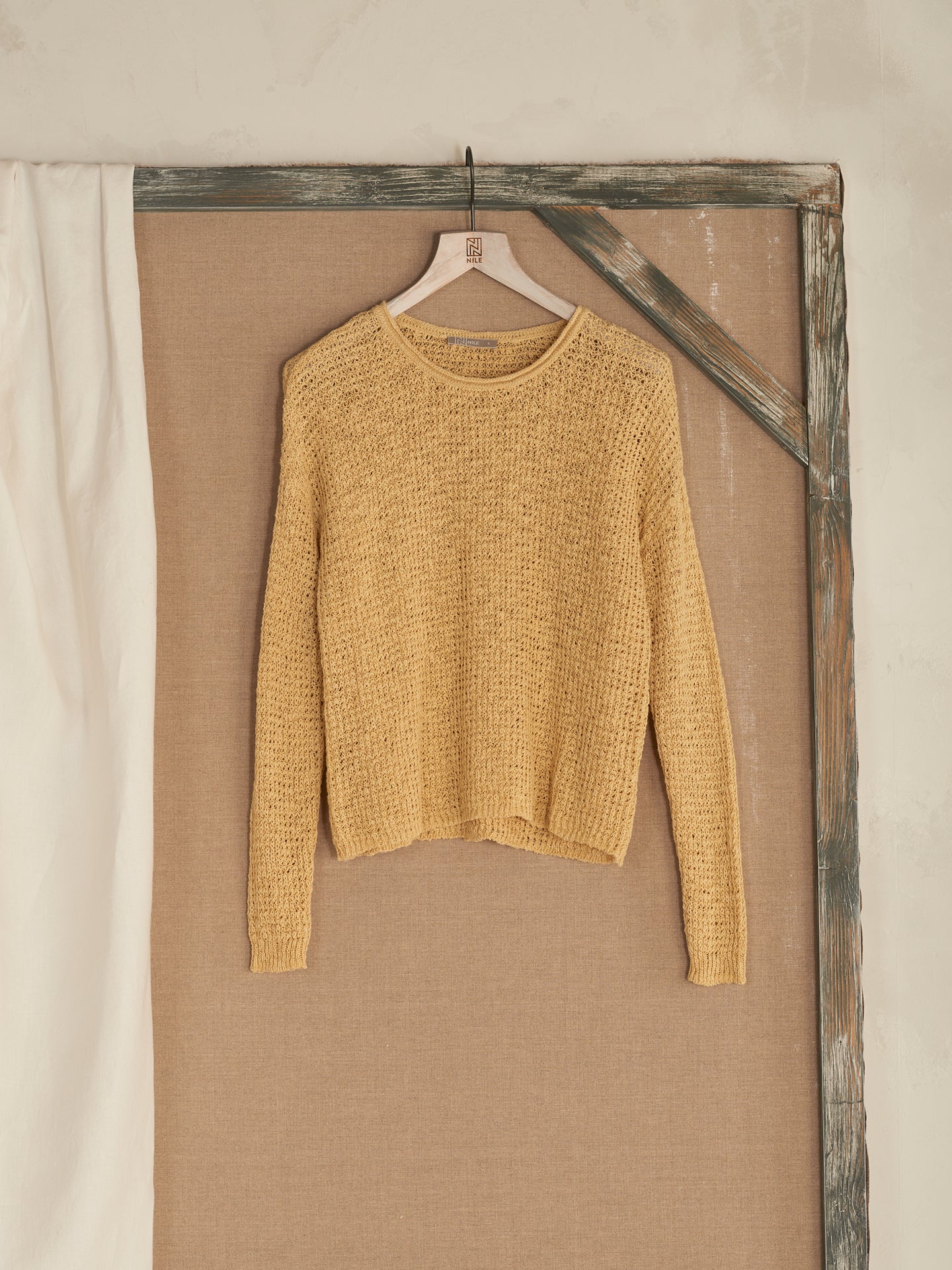 Pullover mit Rundauschnitt