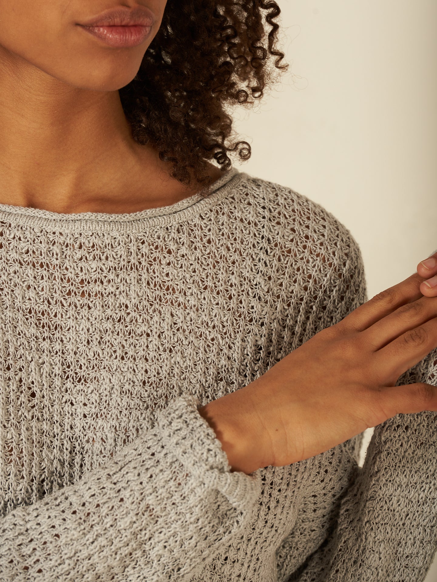 Pullover mit Rundauschnitt