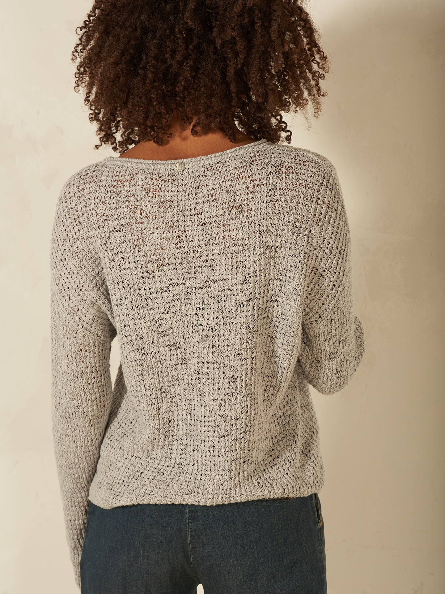 Pullover mit Rundauschnitt