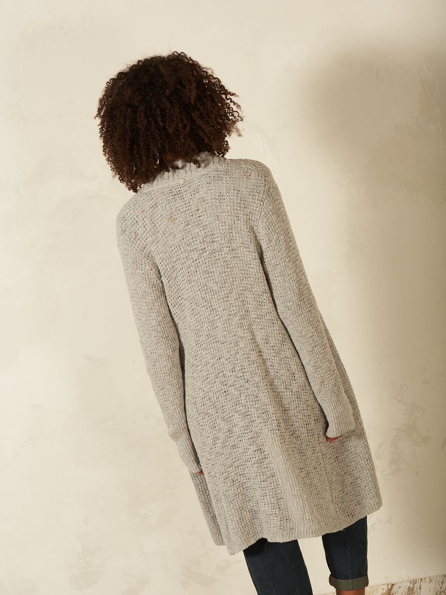 Giacca in maglia fine