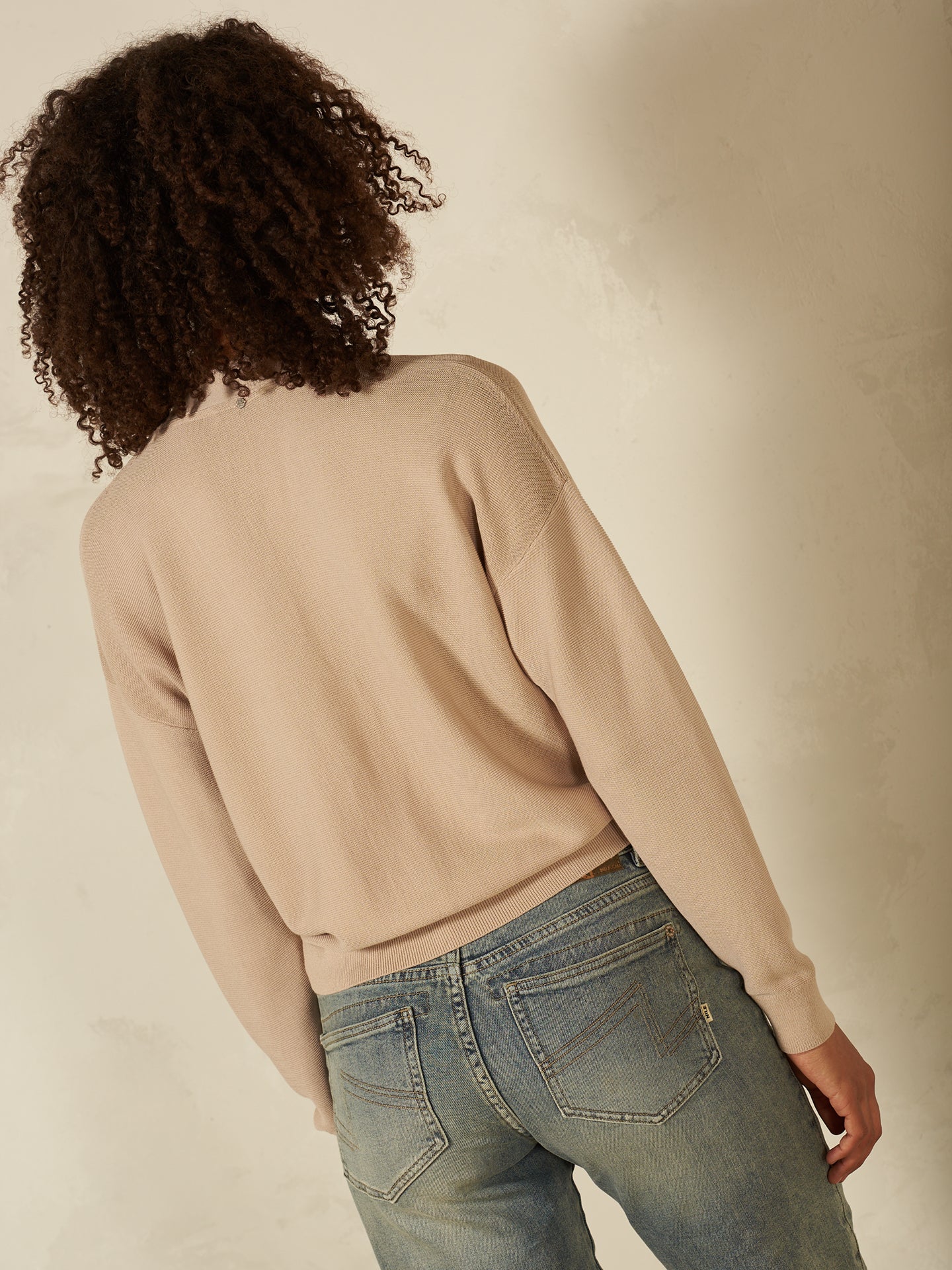 Feinstrickjacke