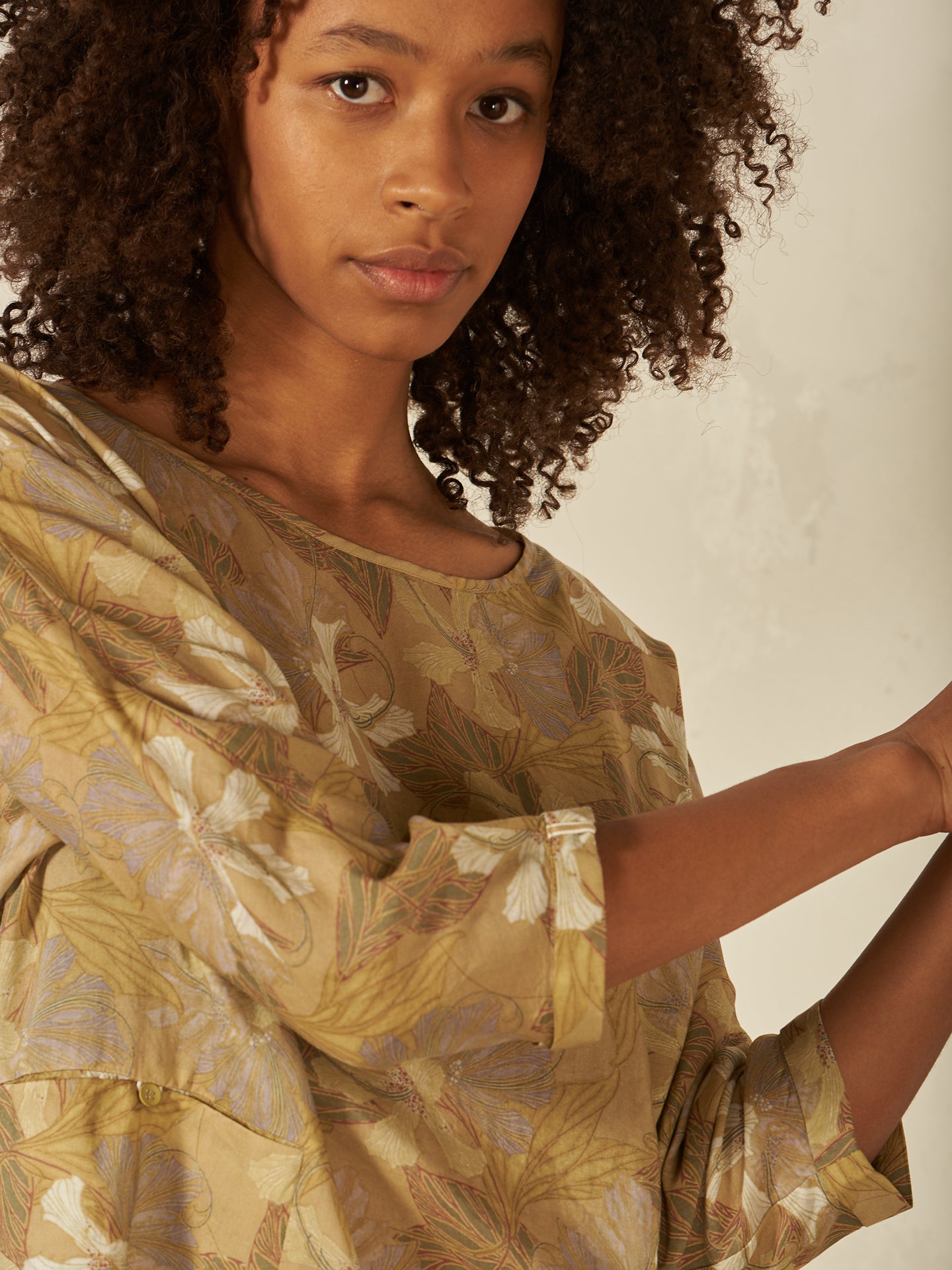Bluse mit Druck