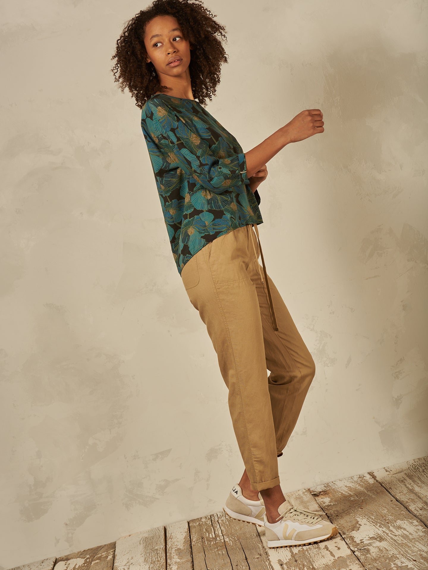 Bluse mit Druck