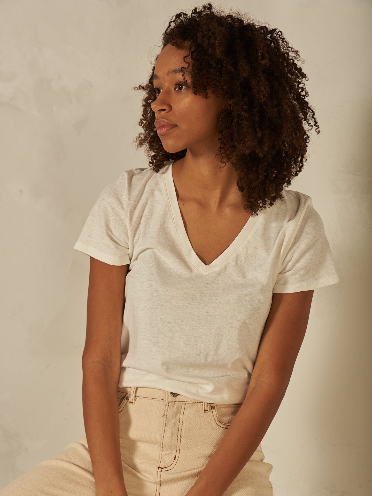 Shirt mit Leinen