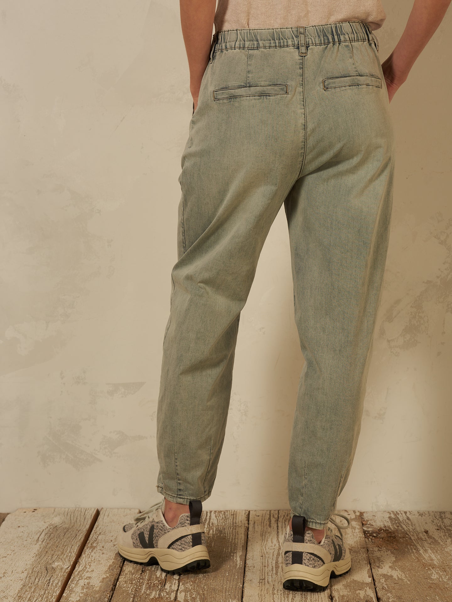 Pantaloni barrel fit