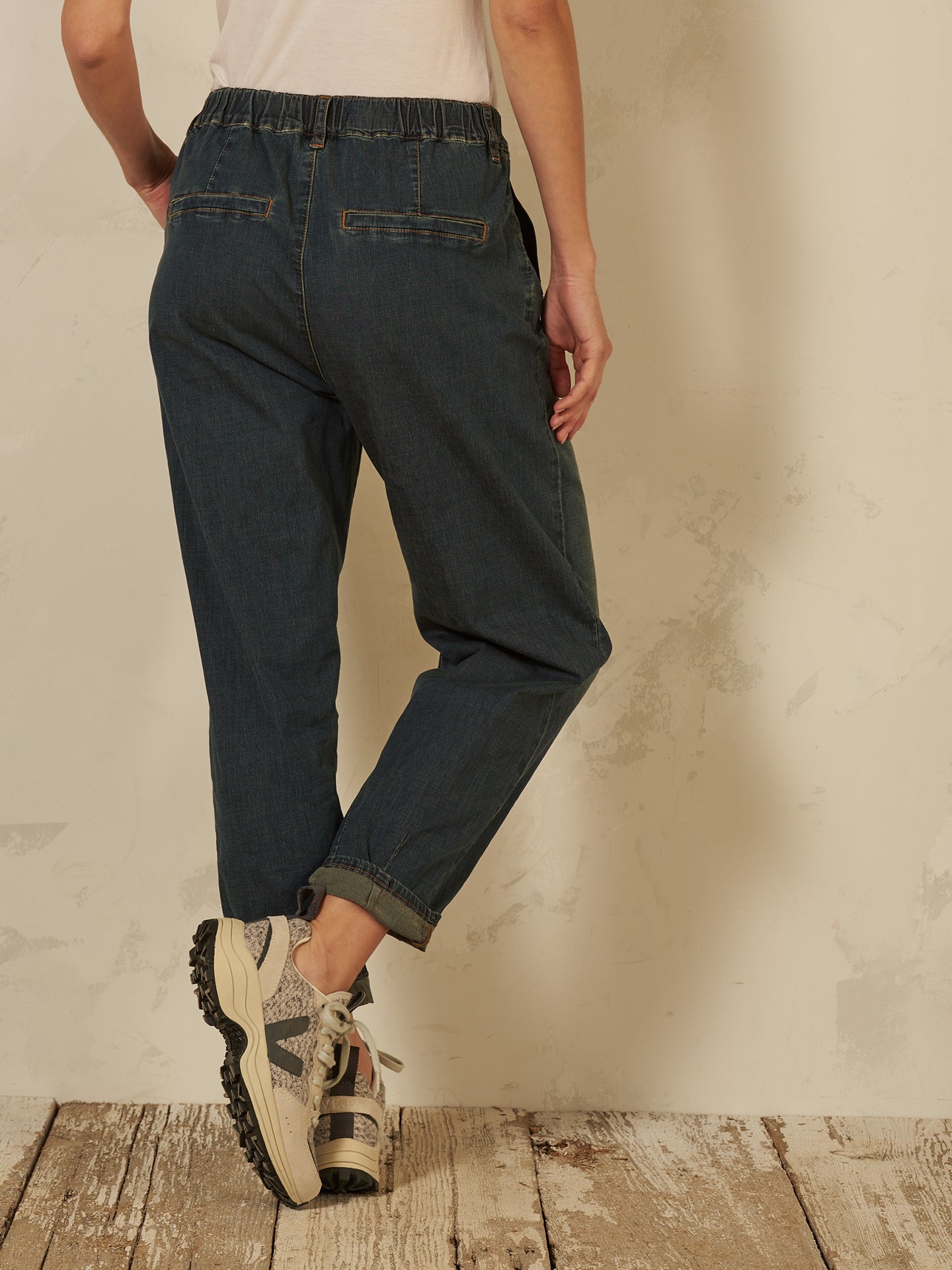 Pantaloni barrel fit