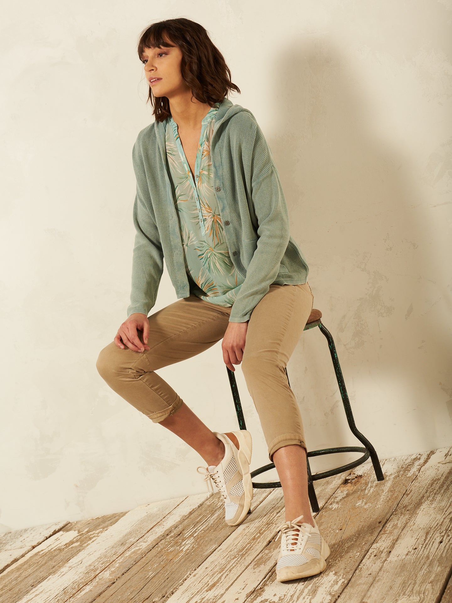 Blusa con stampa