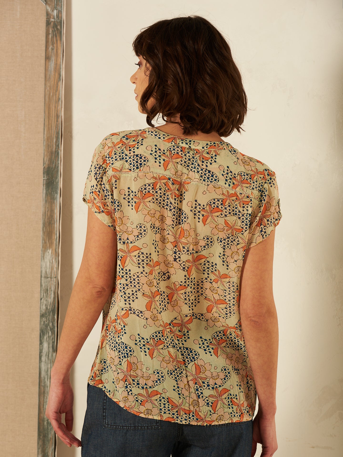 Blusa con stampa