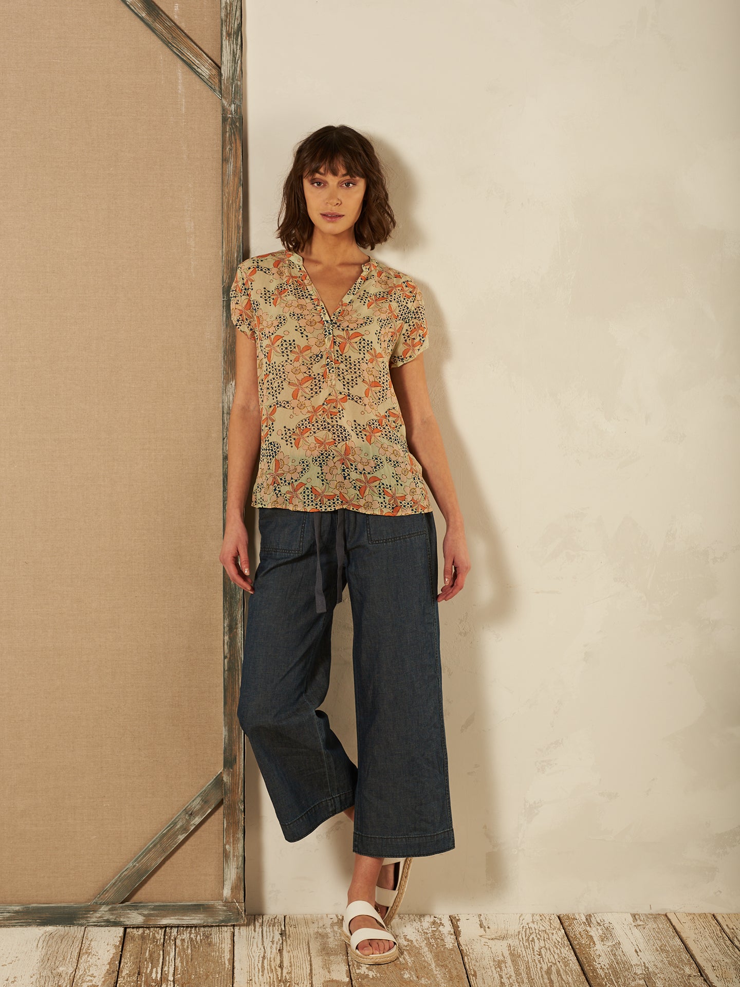 Blusa con stampa