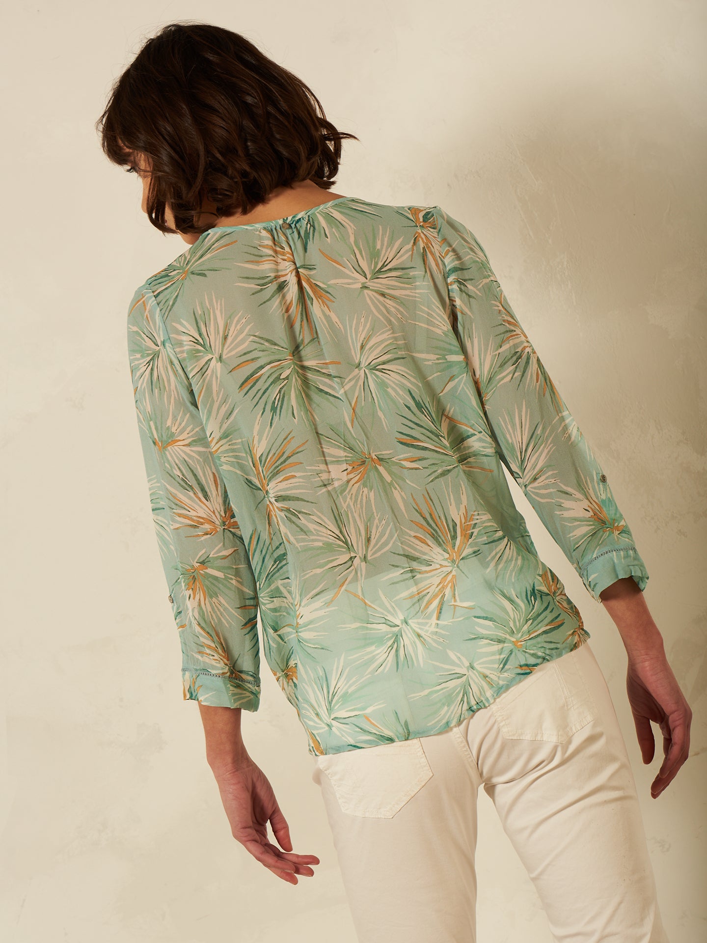 Bluse mit Druck