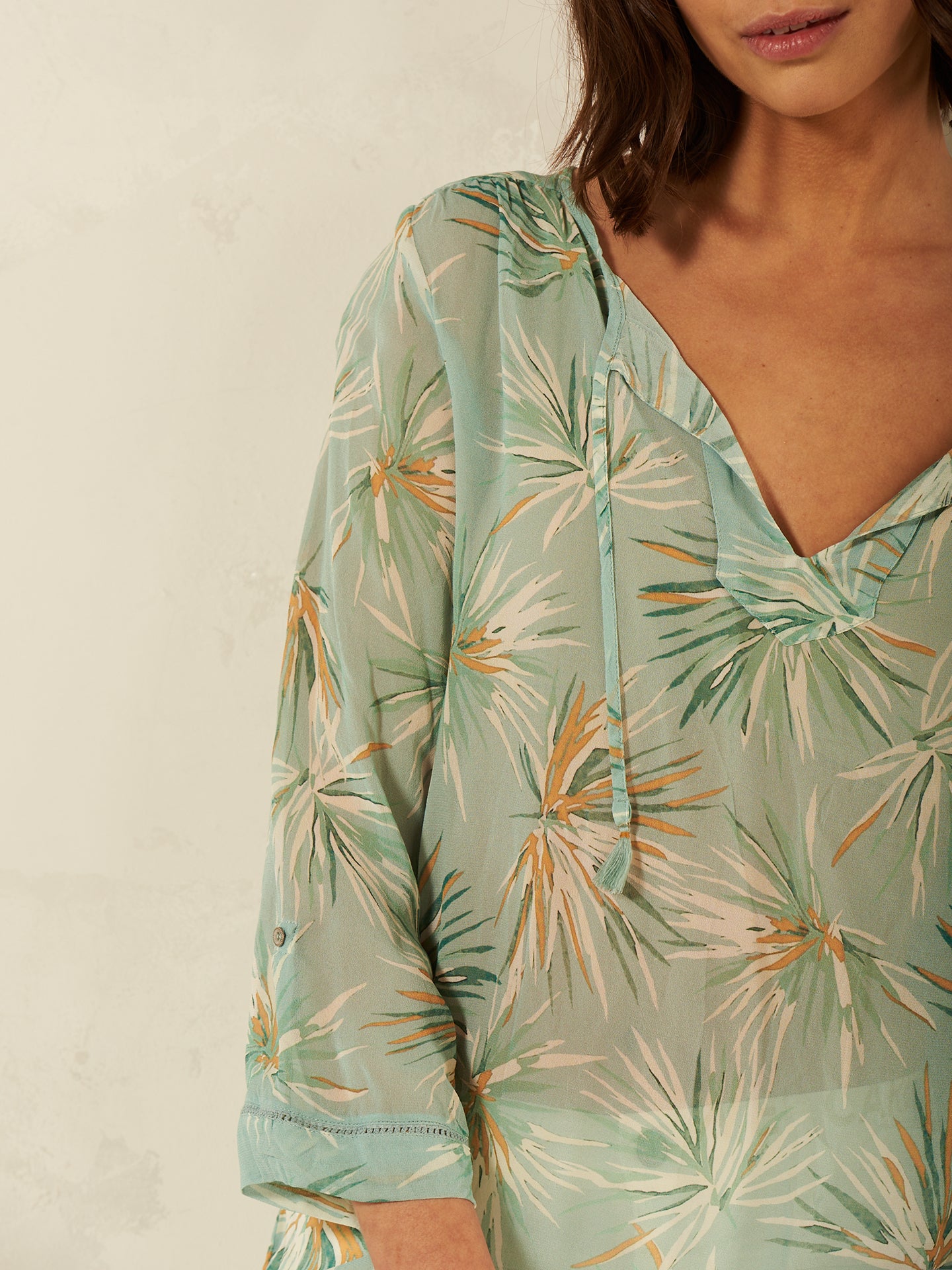 Bluse mit Druck