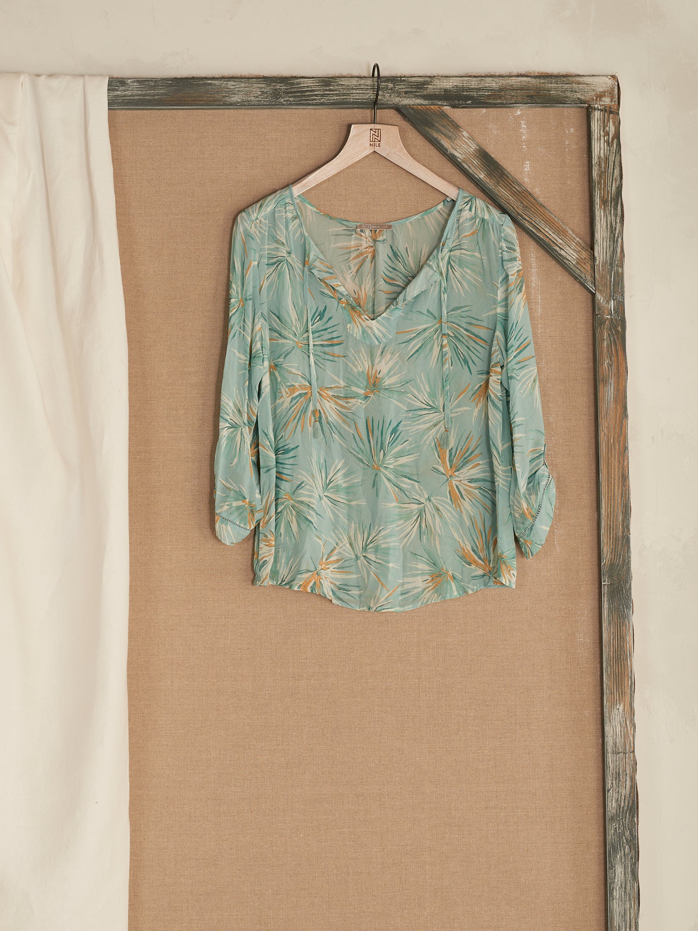 Bluse mit Druck