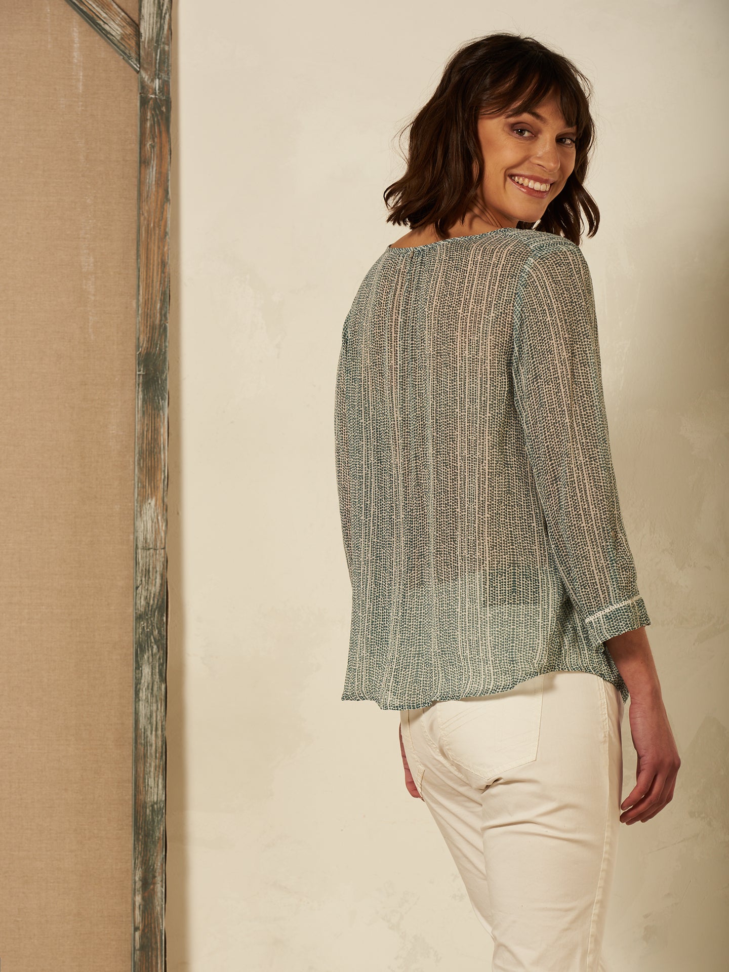 Bluse mit Druck