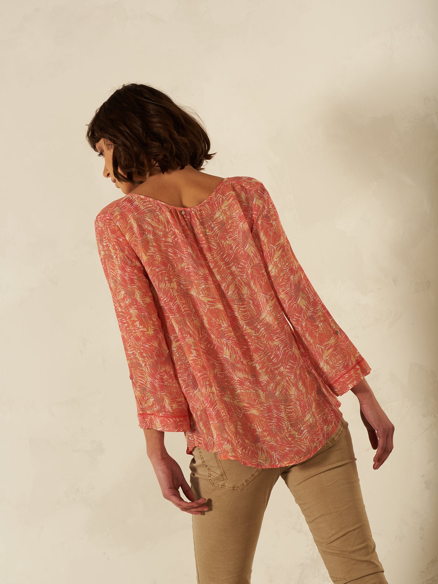 Bluse mit Druck