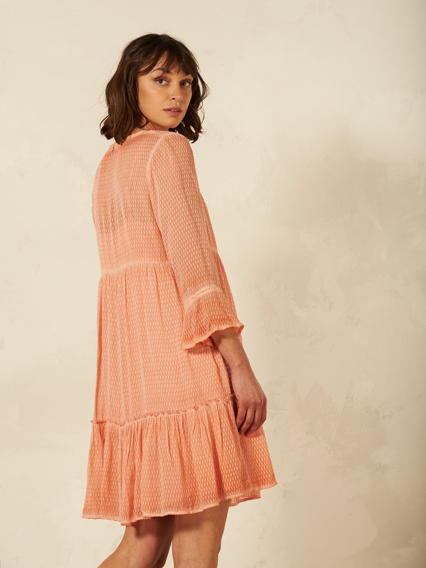 Kleid mit Volant