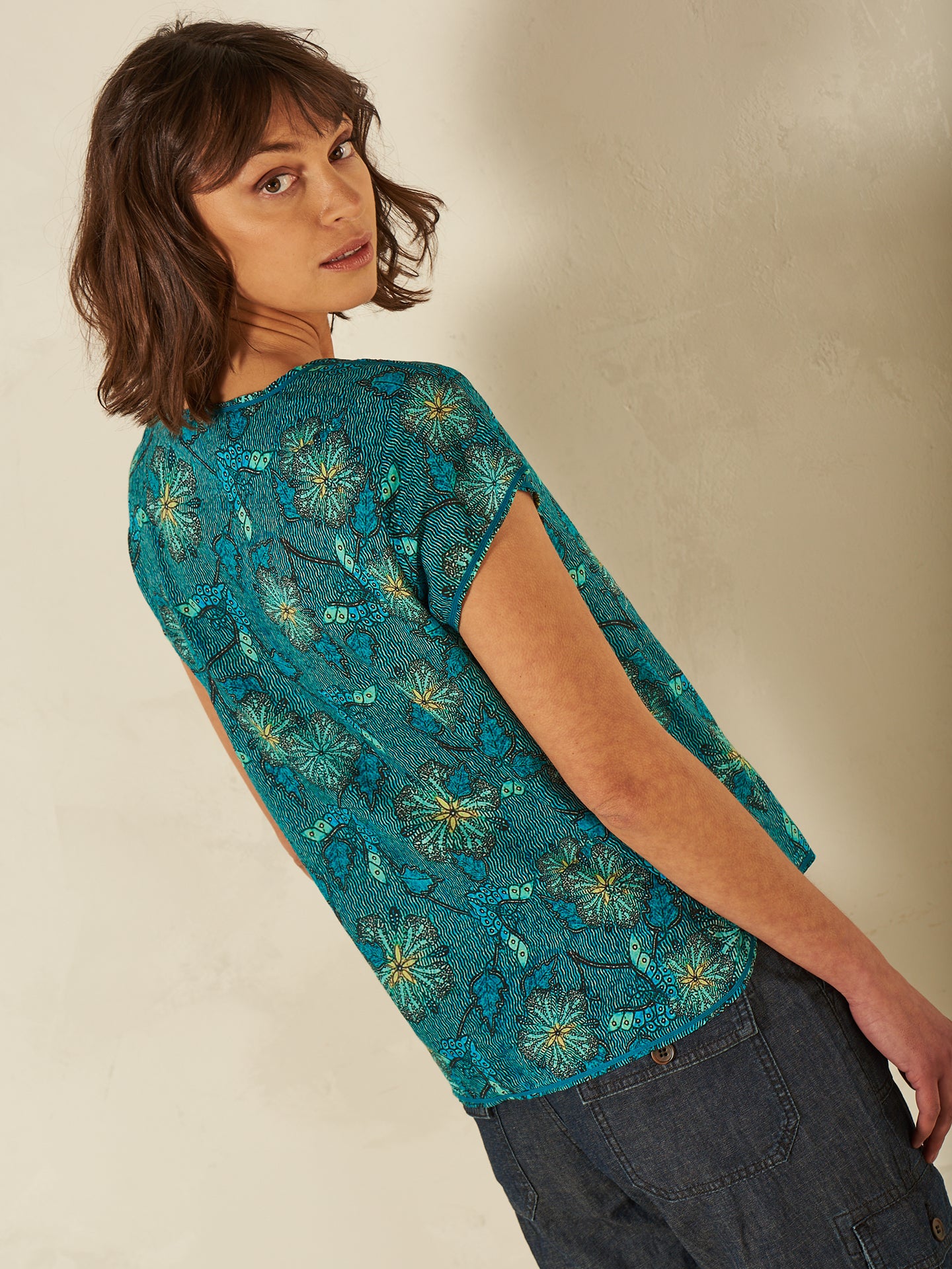 Bluse mit Druck