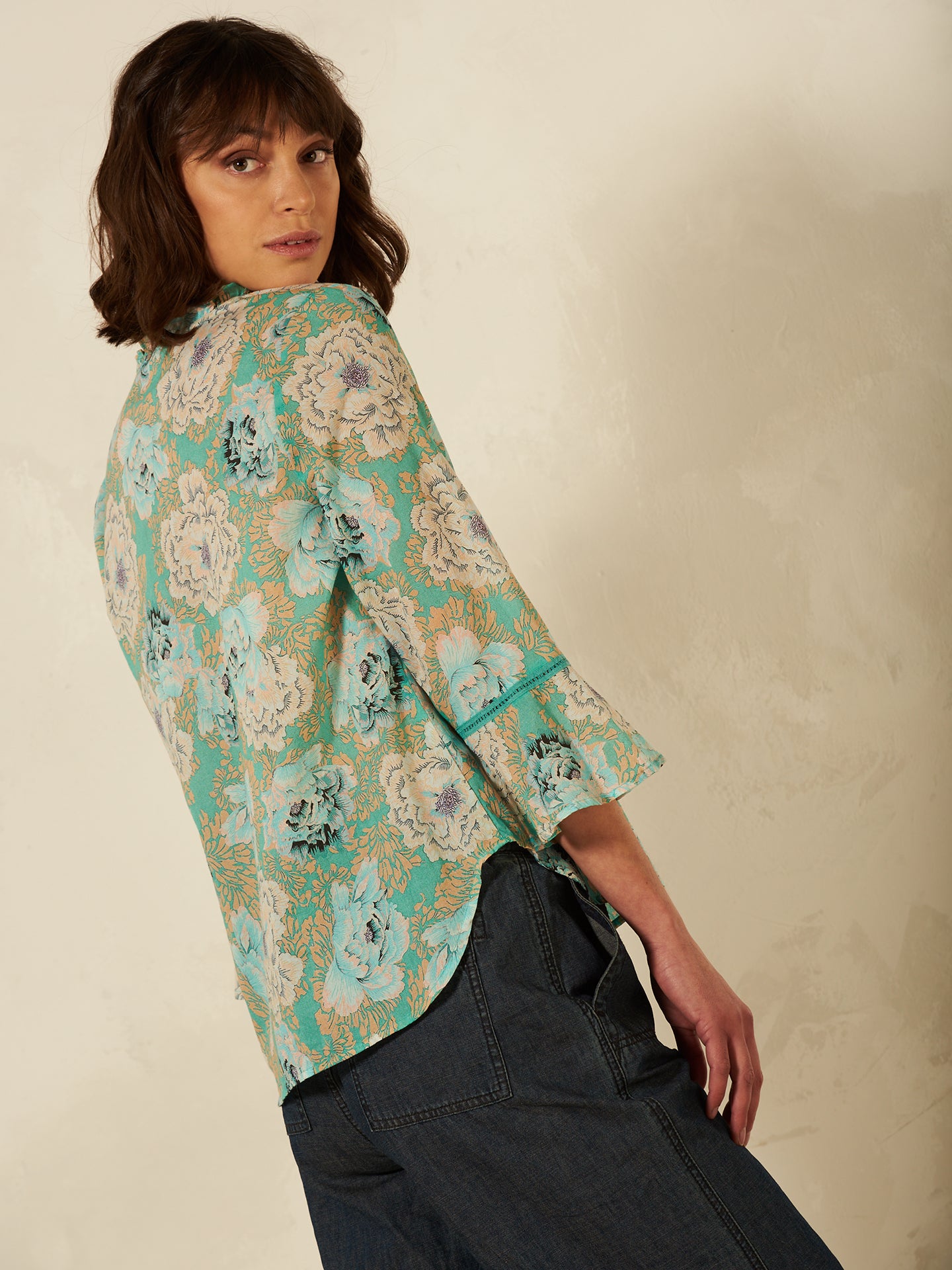 Bluse mit Druck