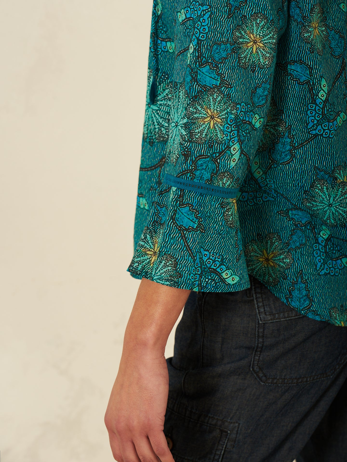 Bluse mit Druck