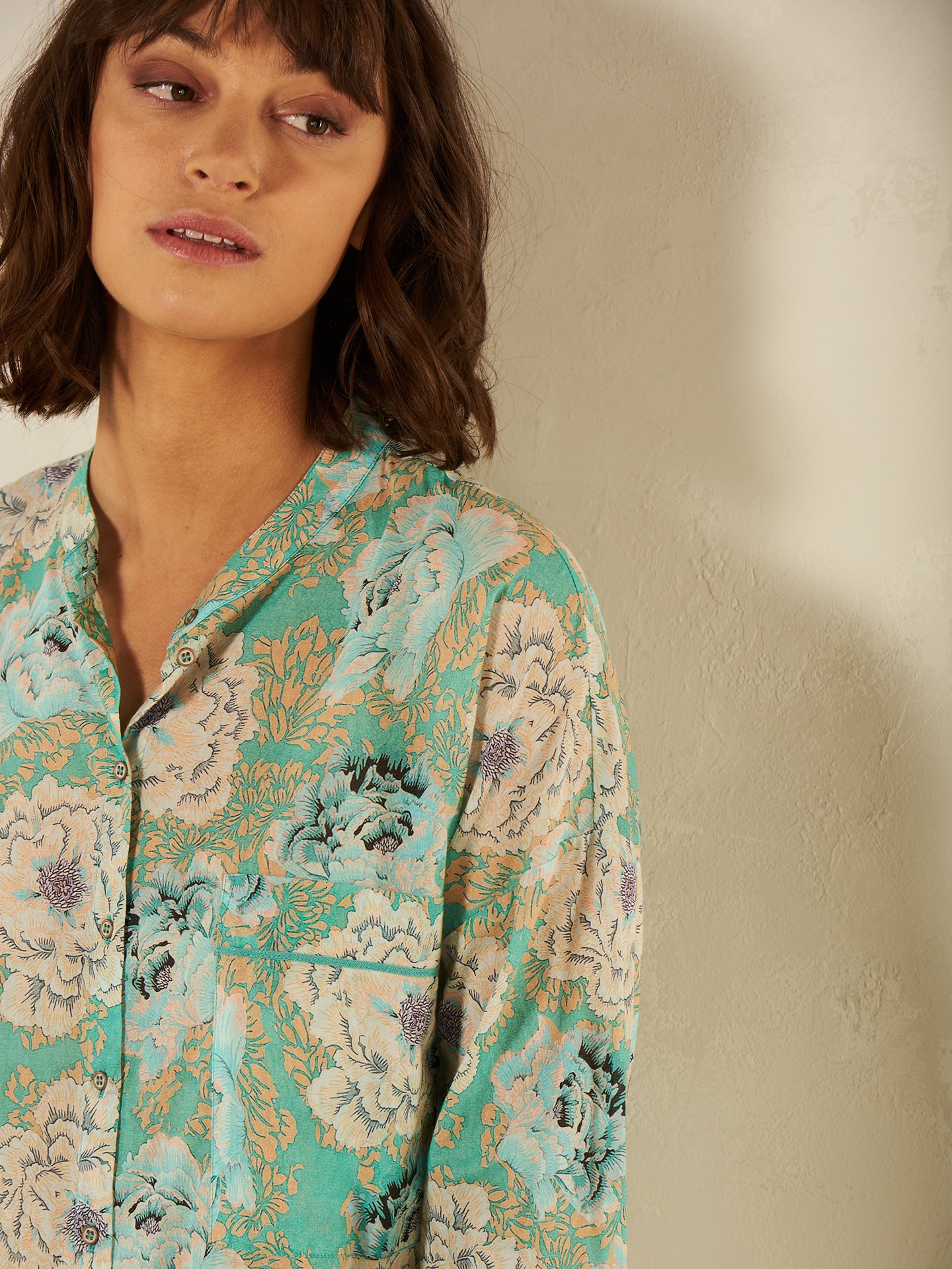 Bluse mit Knopfleiste