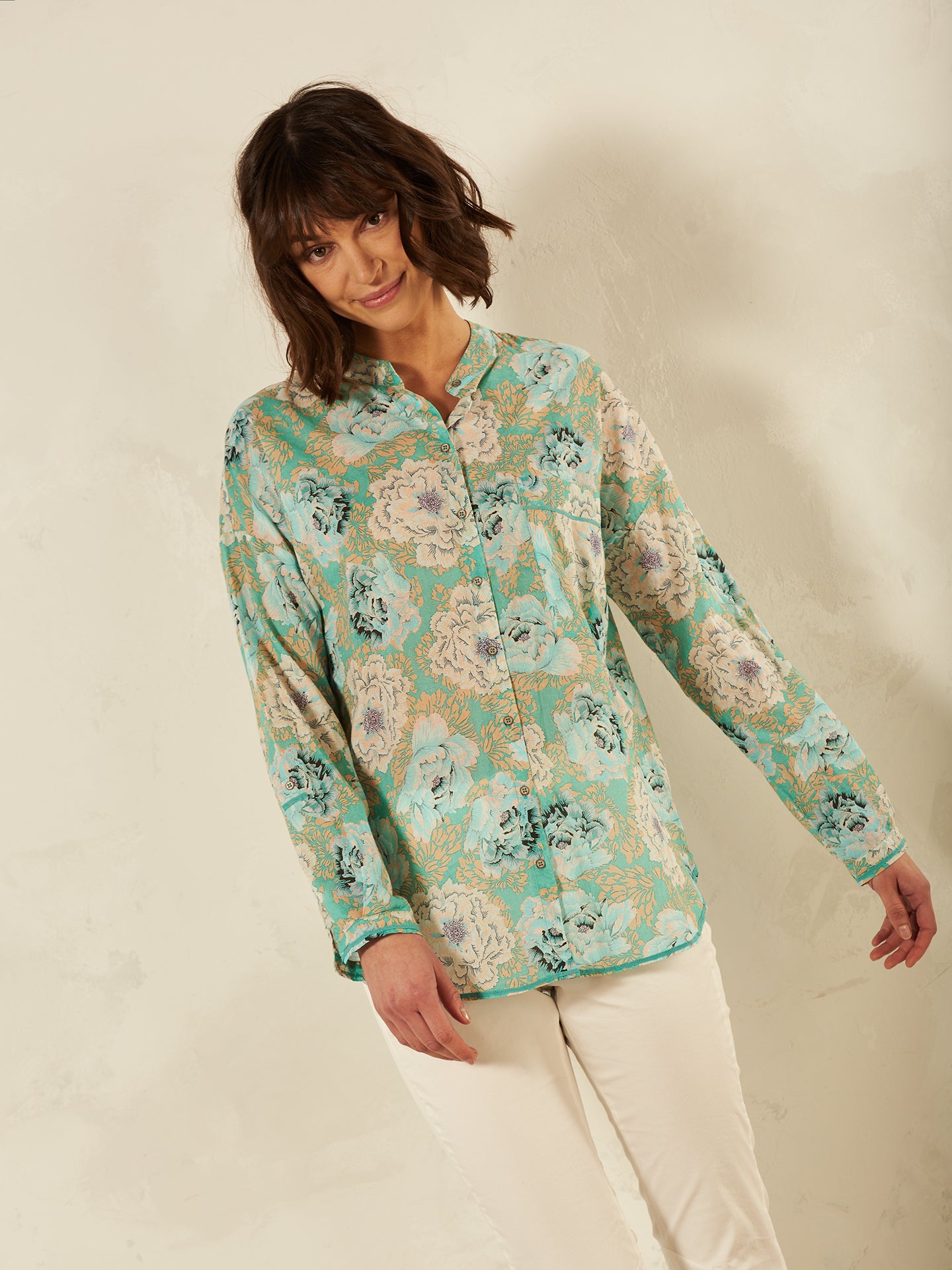 Bluse mit Knopfleiste