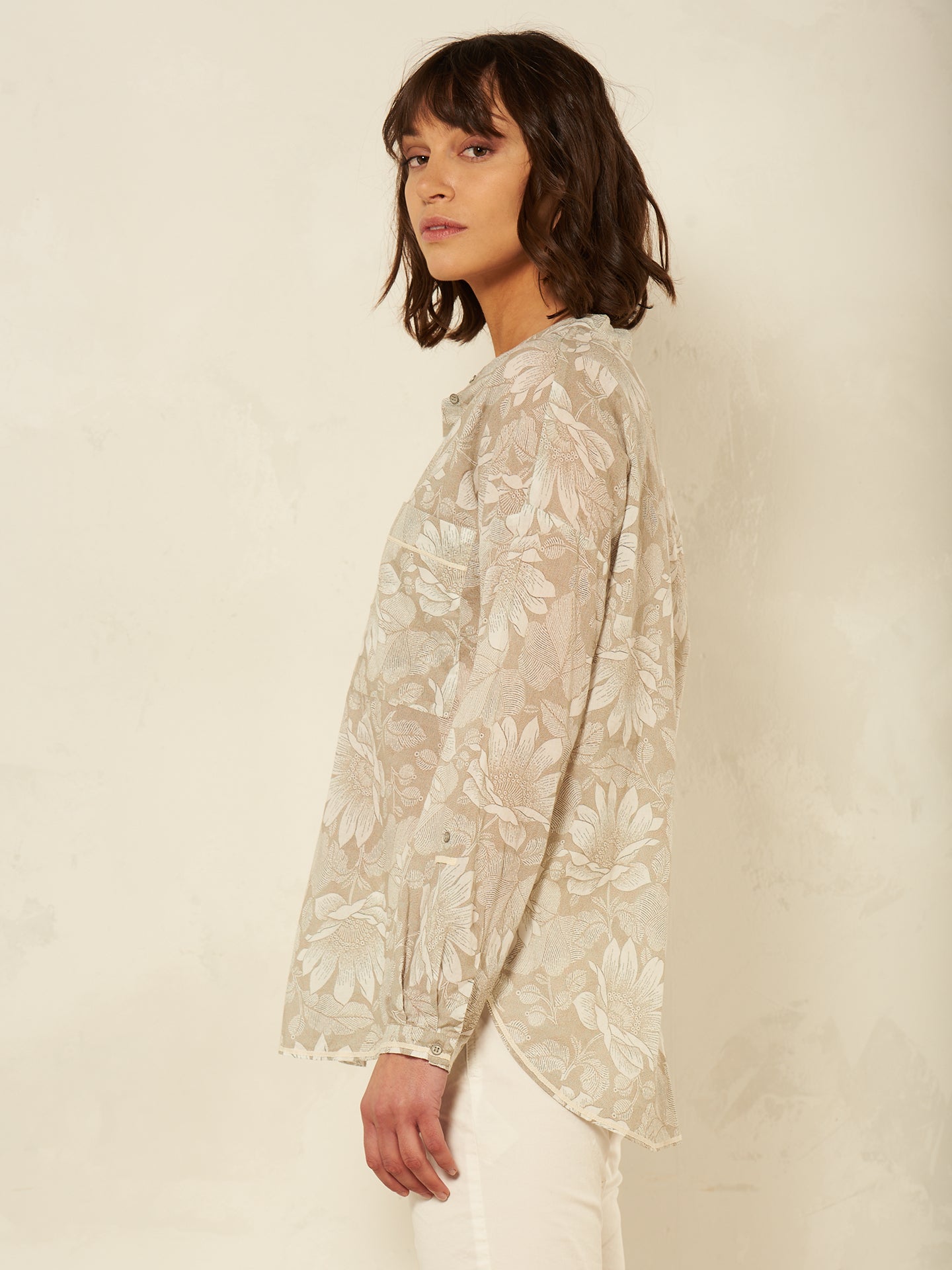 Bluse mit Knopfleiste